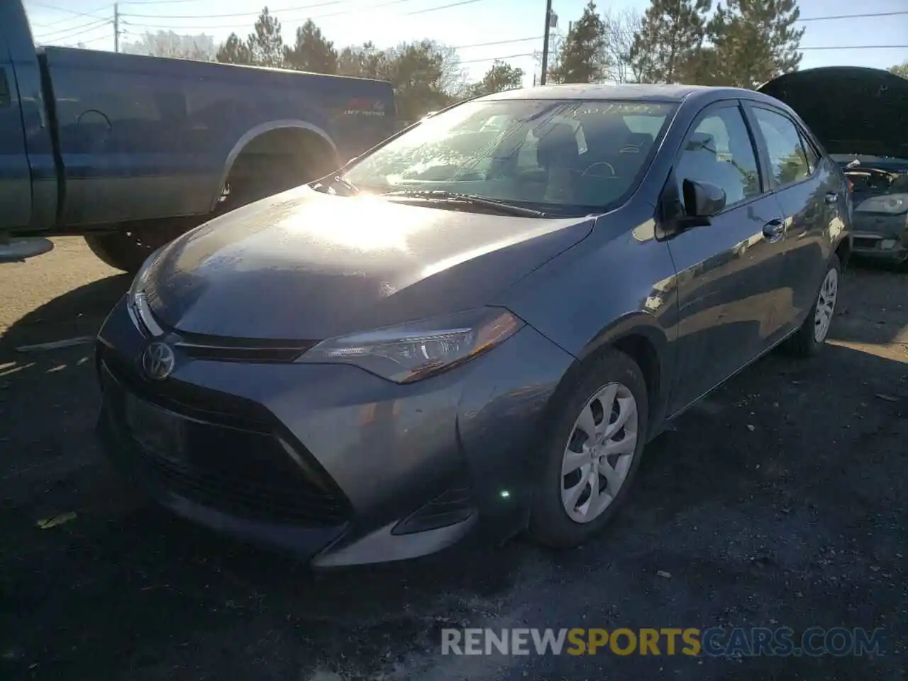 2 Photograph of a damaged car 2T1BURHE1KC243441 TOYOTA COROLLA 2019