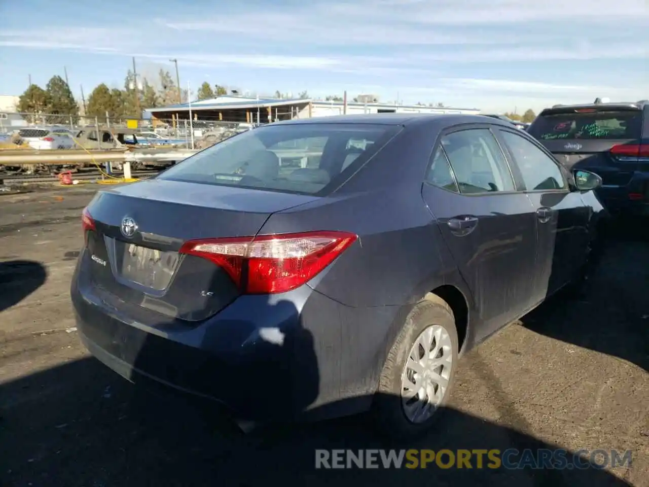 4 Photograph of a damaged car 2T1BURHE1KC243441 TOYOTA COROLLA 2019