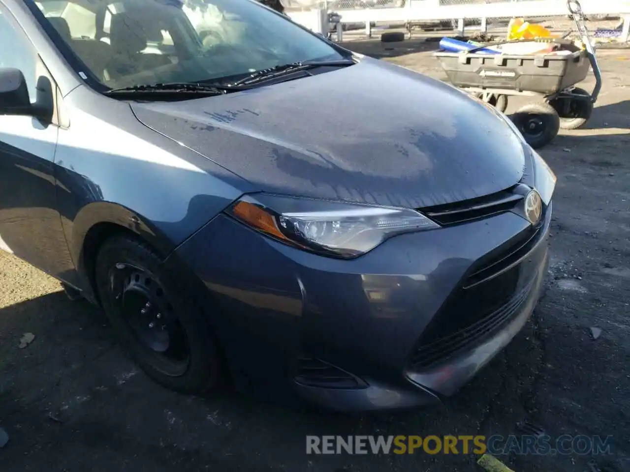 9 Photograph of a damaged car 2T1BURHE1KC243441 TOYOTA COROLLA 2019