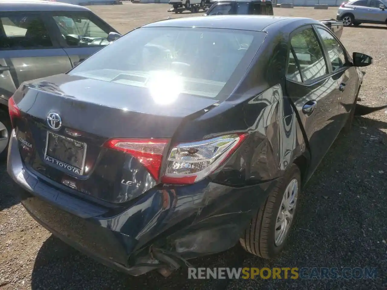 4 Photograph of a damaged car 2T1BURHE1KC243973 TOYOTA COROLLA 2019