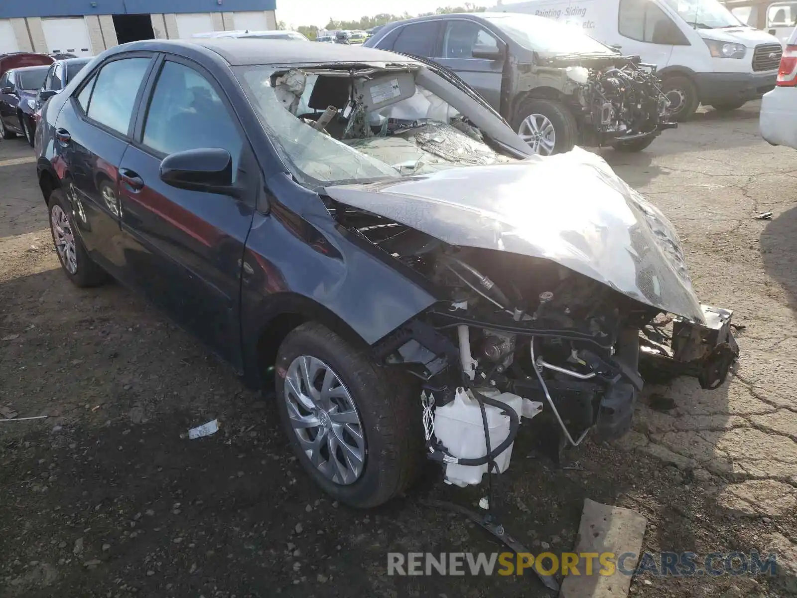 1 Photograph of a damaged car 2T1BURHE1KC244248 TOYOTA COROLLA 2019