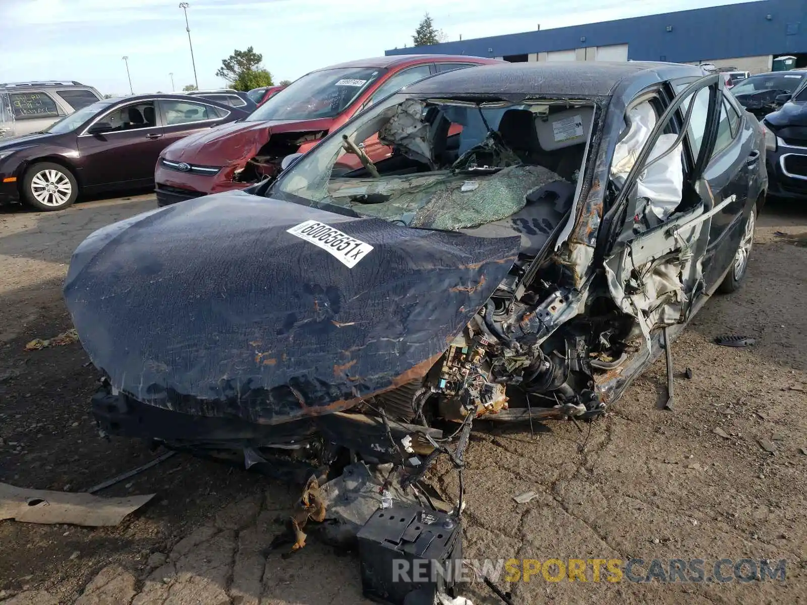 2 Photograph of a damaged car 2T1BURHE1KC244248 TOYOTA COROLLA 2019