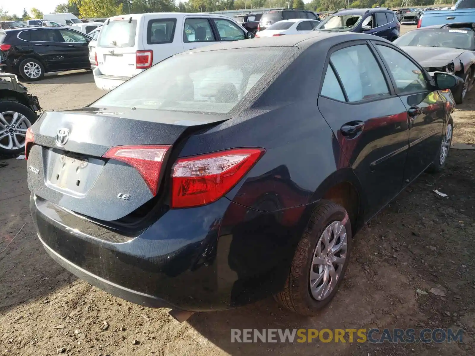 4 Photograph of a damaged car 2T1BURHE1KC244248 TOYOTA COROLLA 2019