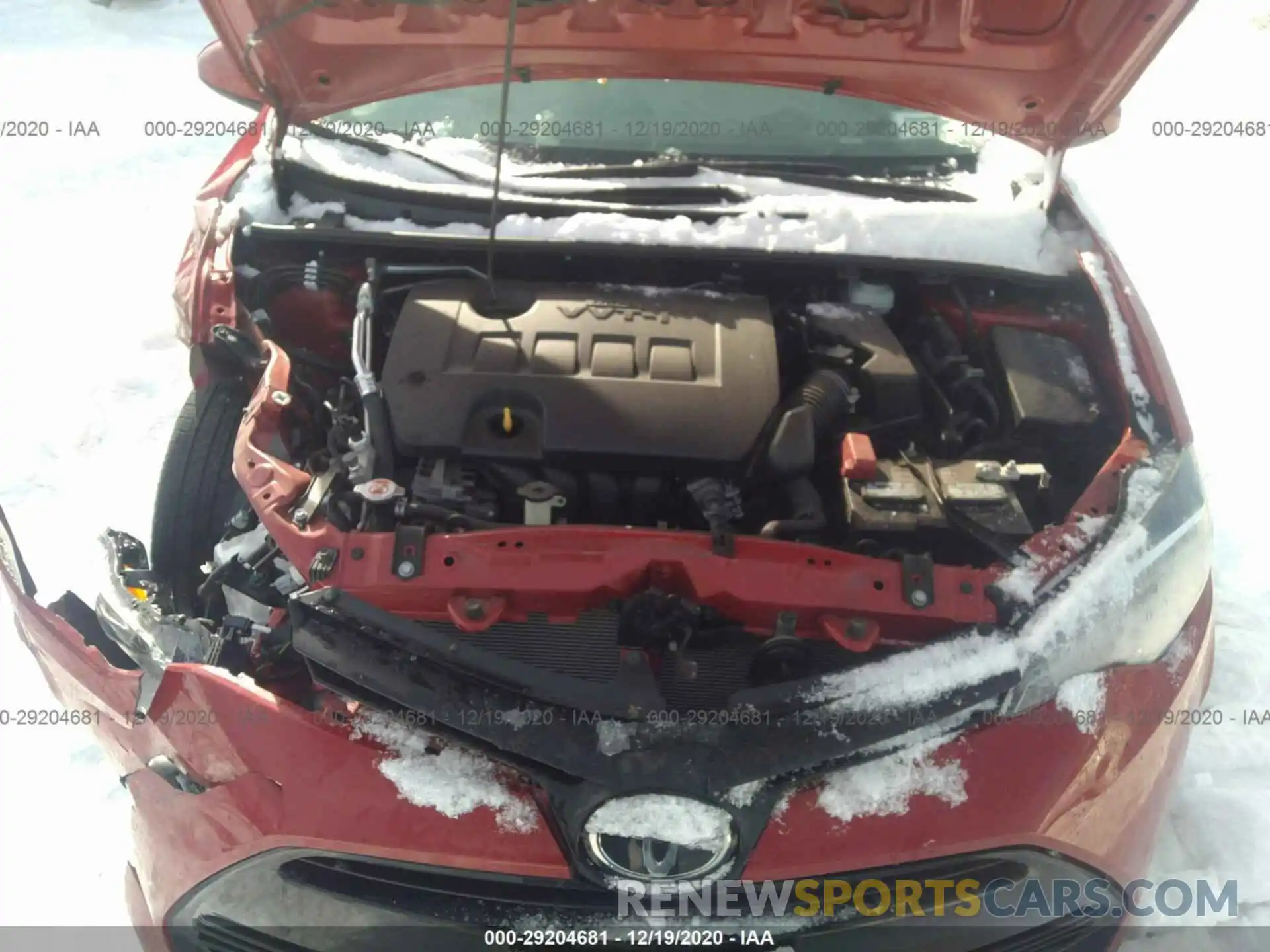 10 Photograph of a damaged car 2T1BURHE1KC246114 TOYOTA COROLLA 2019