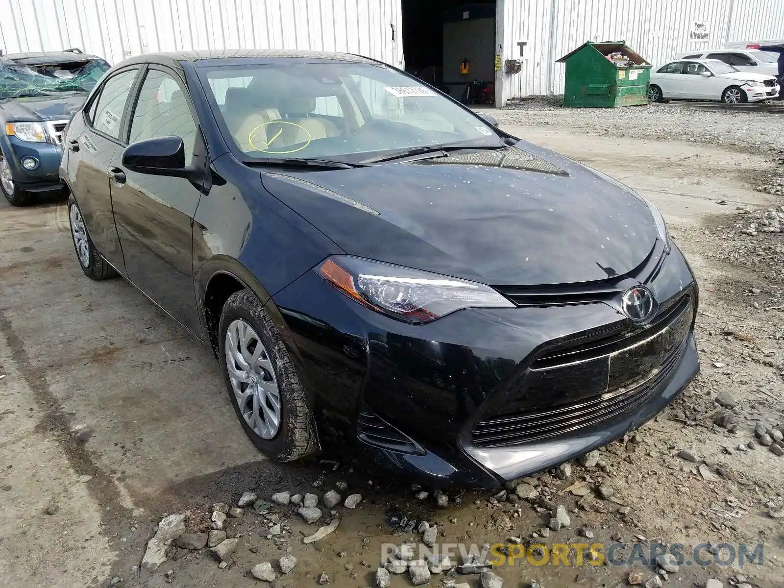 1 Photograph of a damaged car 2T1BURHE1KC246128 TOYOTA COROLLA 2019