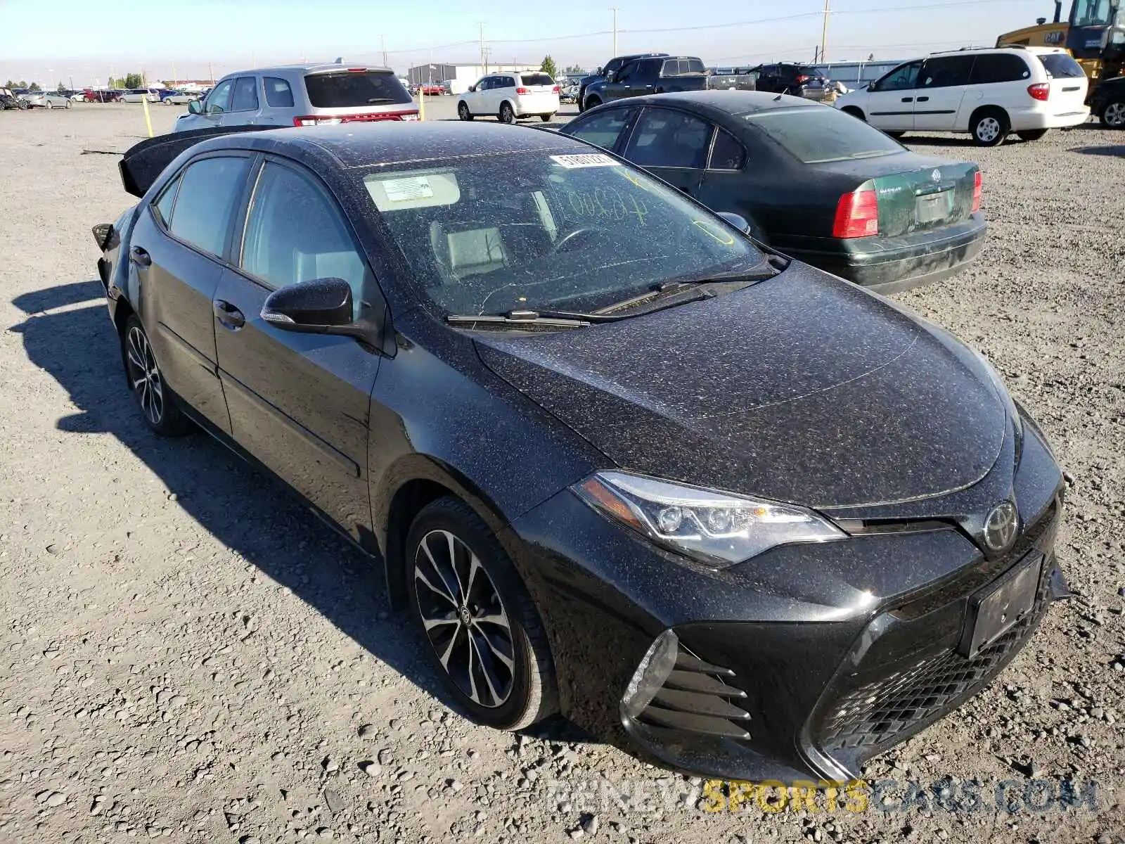 1 Photograph of a damaged car 2T1BURHE1KC246663 TOYOTA COROLLA 2019