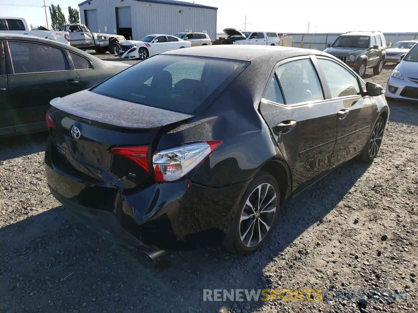 4 Photograph of a damaged car 2T1BURHE1KC246663 TOYOTA COROLLA 2019