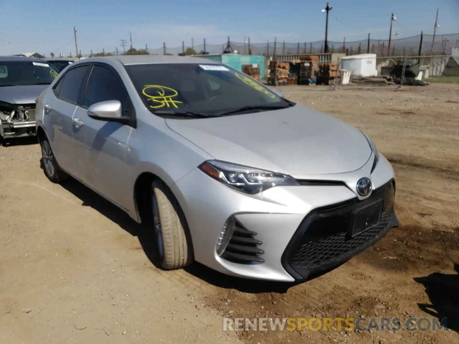 1 Photograph of a damaged car 2T1BURHE1KC246906 TOYOTA COROLLA 2019