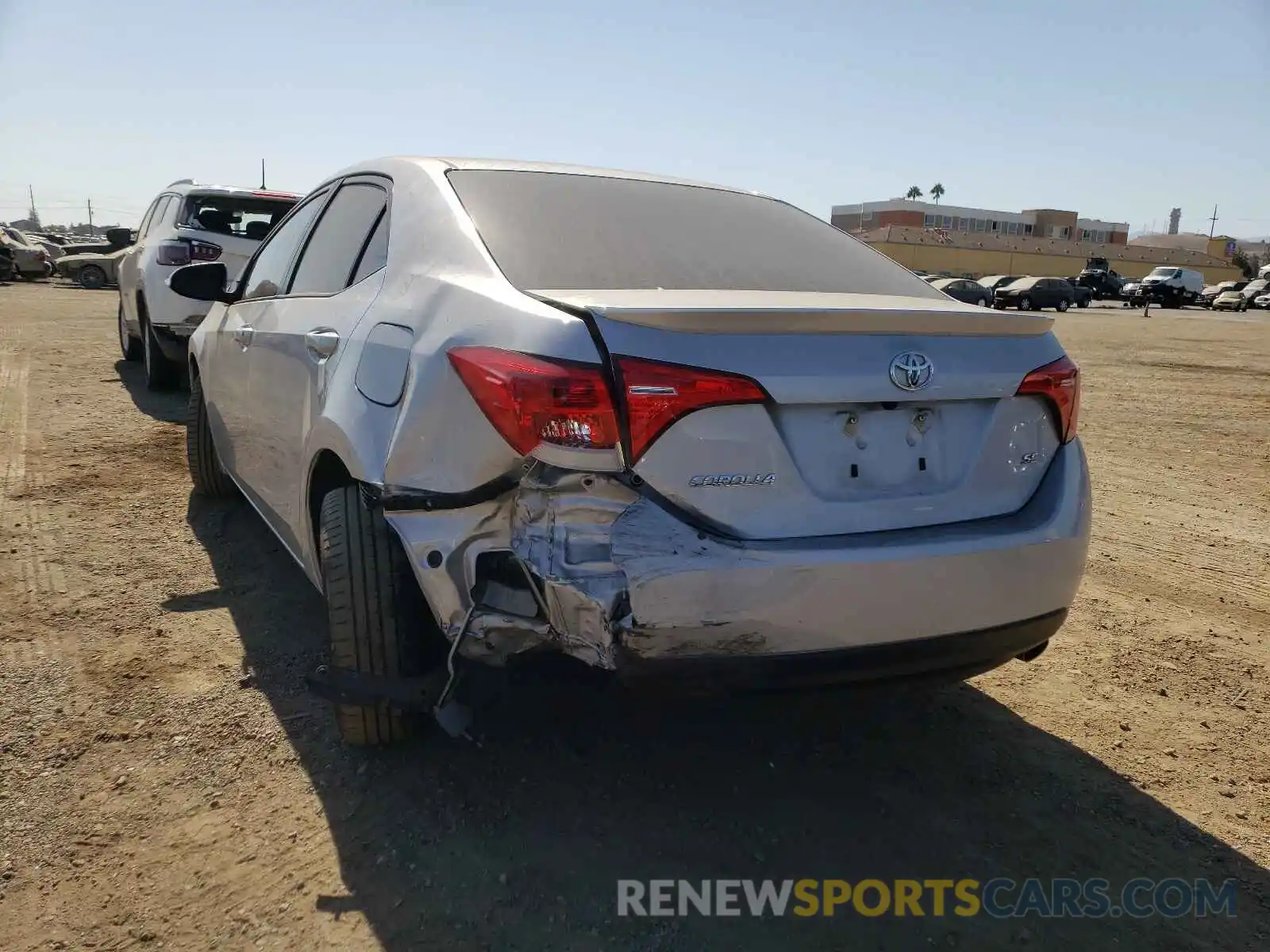 3 Photograph of a damaged car 2T1BURHE1KC246906 TOYOTA COROLLA 2019