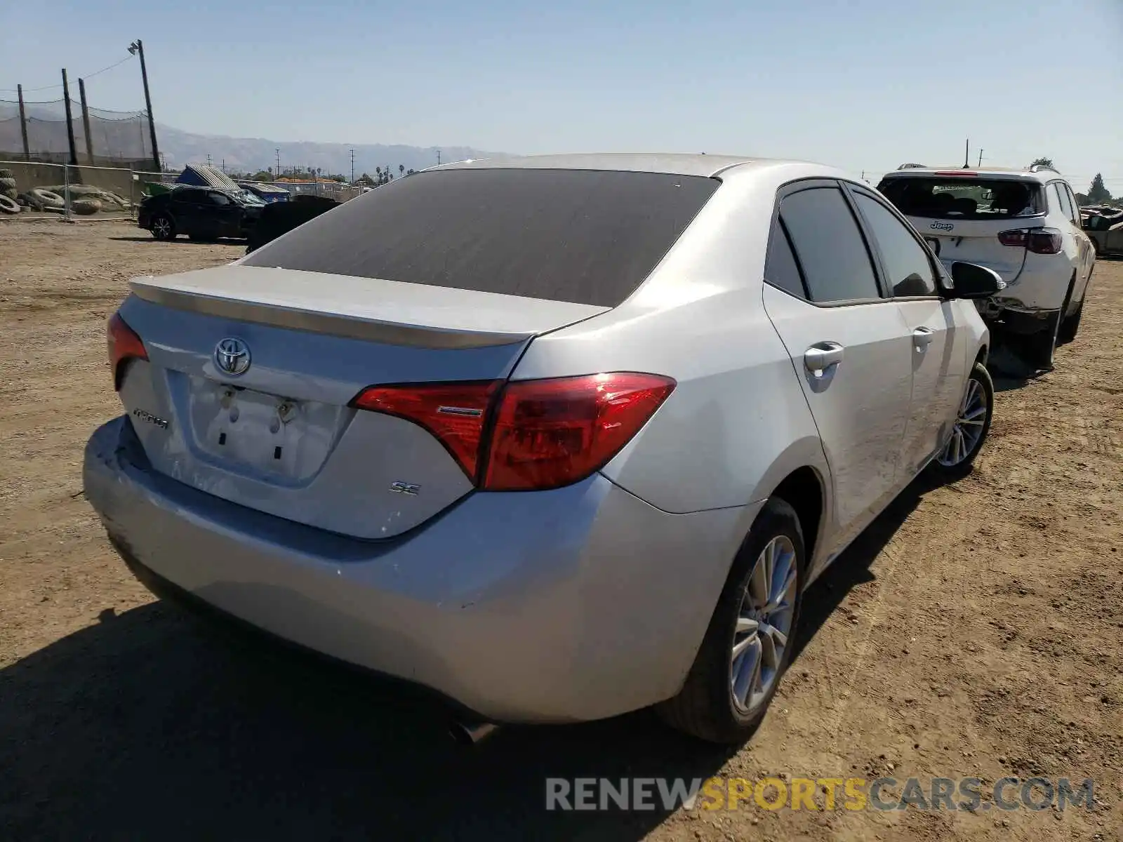 4 Photograph of a damaged car 2T1BURHE1KC246906 TOYOTA COROLLA 2019