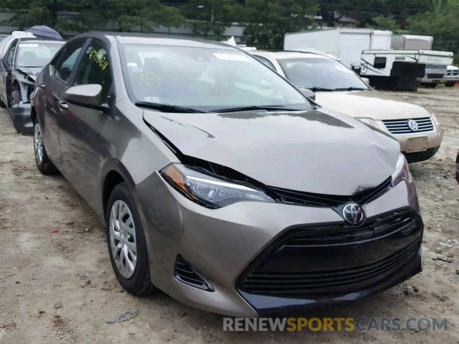 1 Photograph of a damaged car 2T1BURHE2KC126242 TOYOTA COROLLA 2019