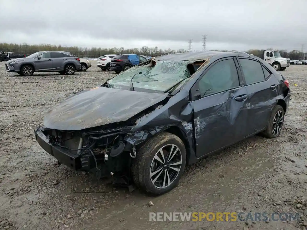 1 Photograph of a damaged car 2T1BURHE2KC126936 TOYOTA COROLLA 2019