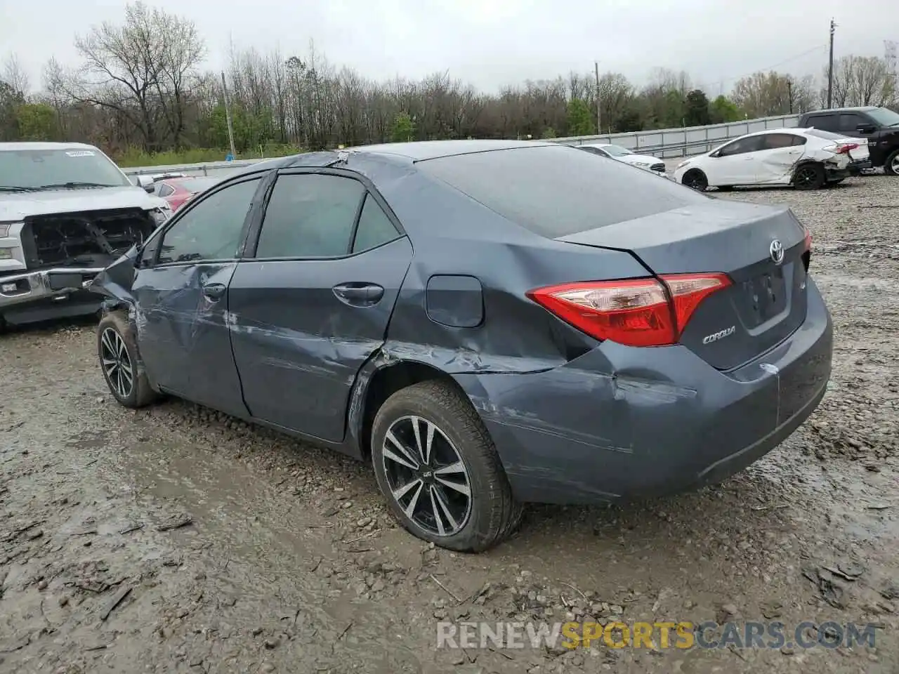 2 Photograph of a damaged car 2T1BURHE2KC126936 TOYOTA COROLLA 2019