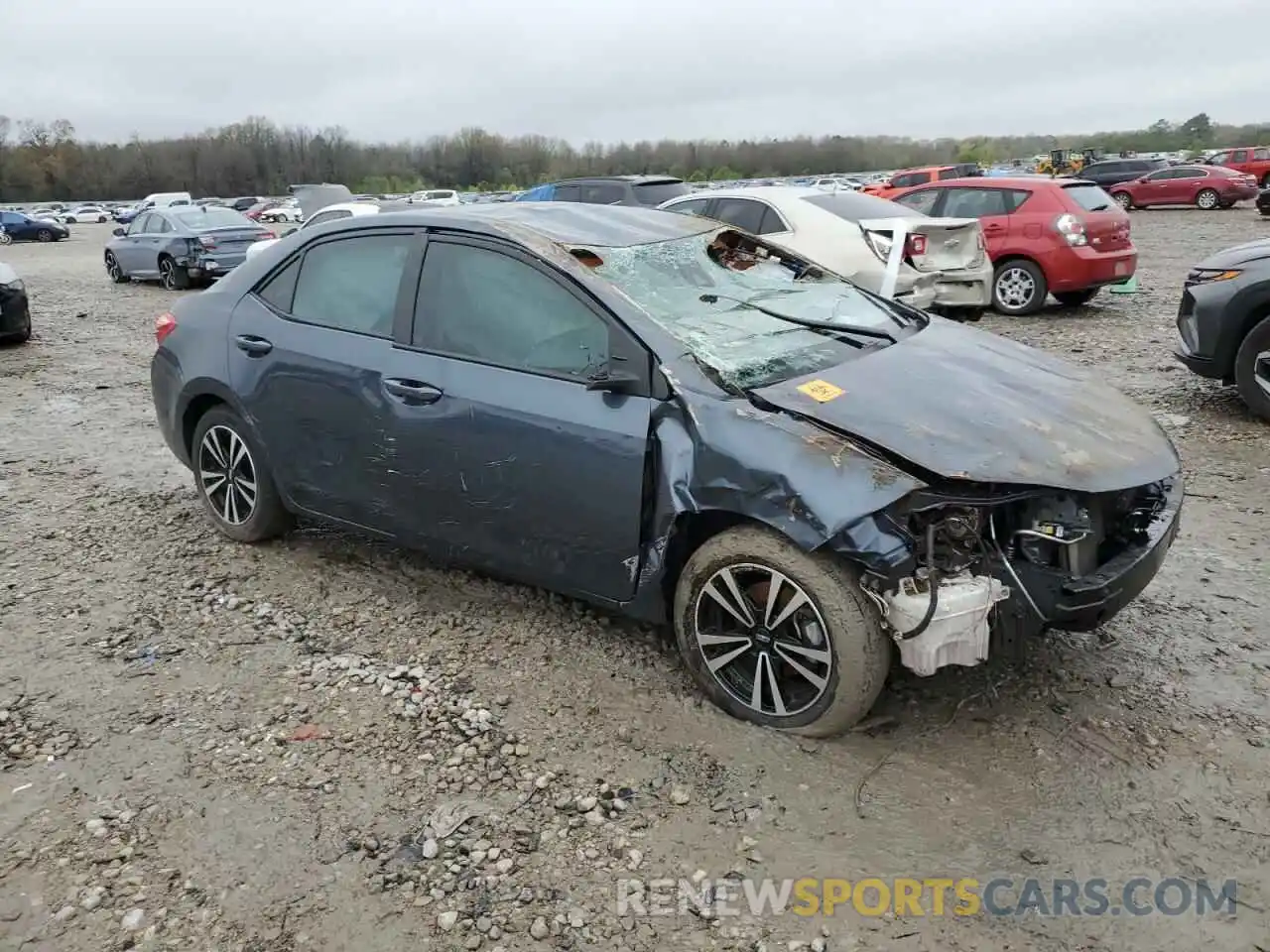 4 Photograph of a damaged car 2T1BURHE2KC126936 TOYOTA COROLLA 2019