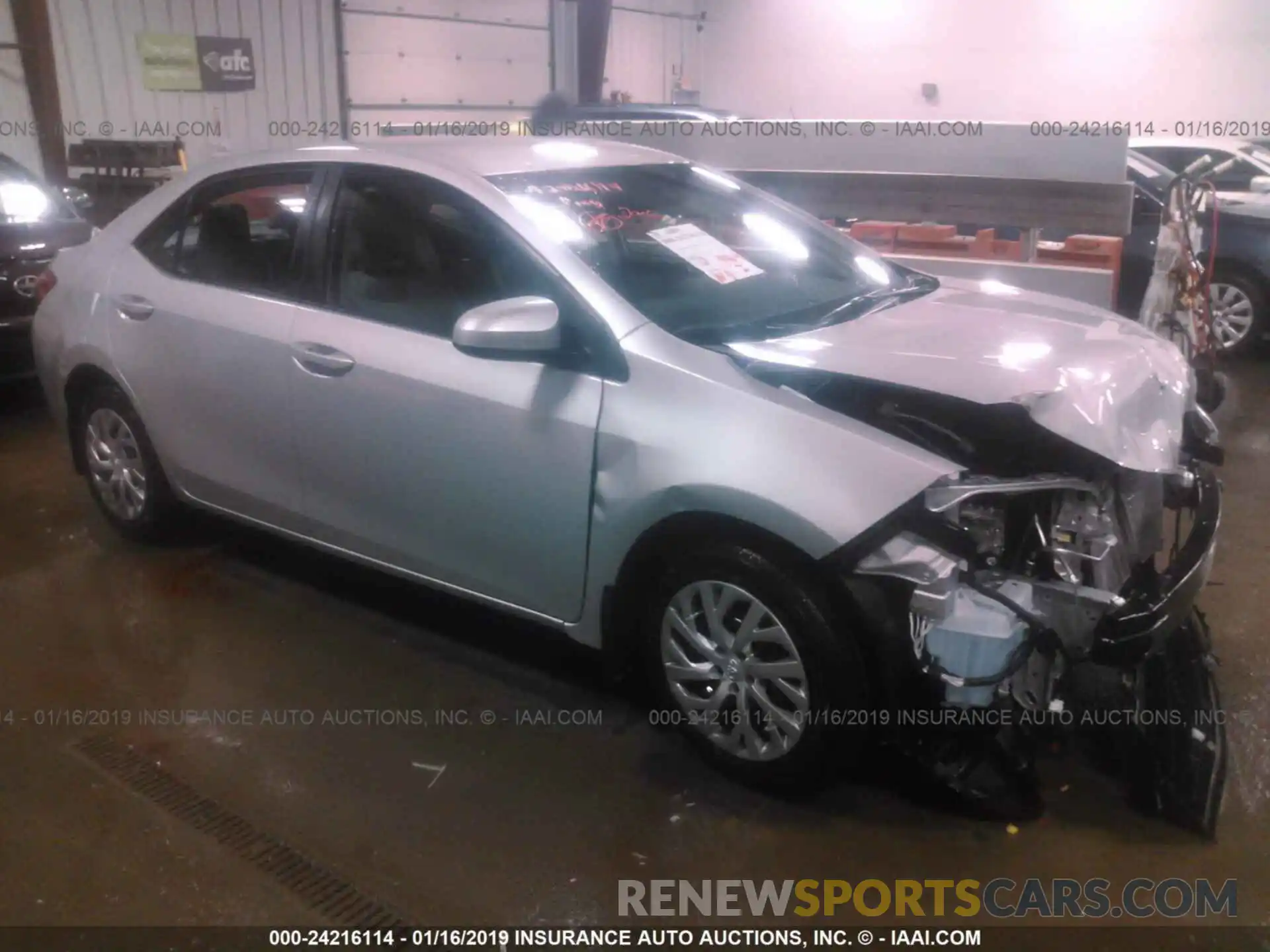 1 Photograph of a damaged car 2T1BURHE2KC127472 TOYOTA COROLLA 2019