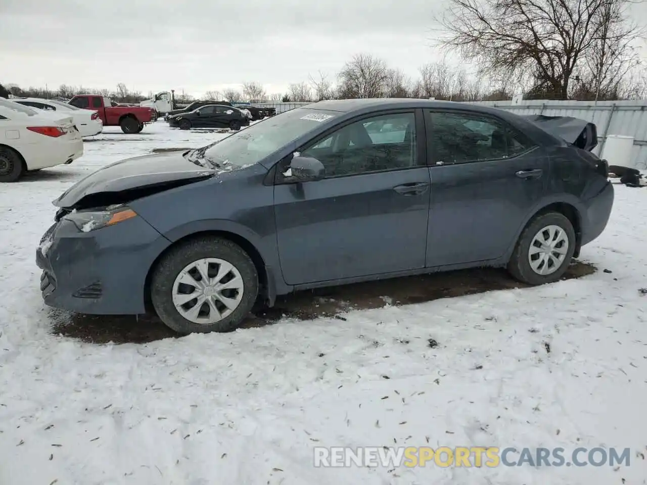 1 Photograph of a damaged car 2T1BURHE2KC128265 TOYOTA COROLLA 2019