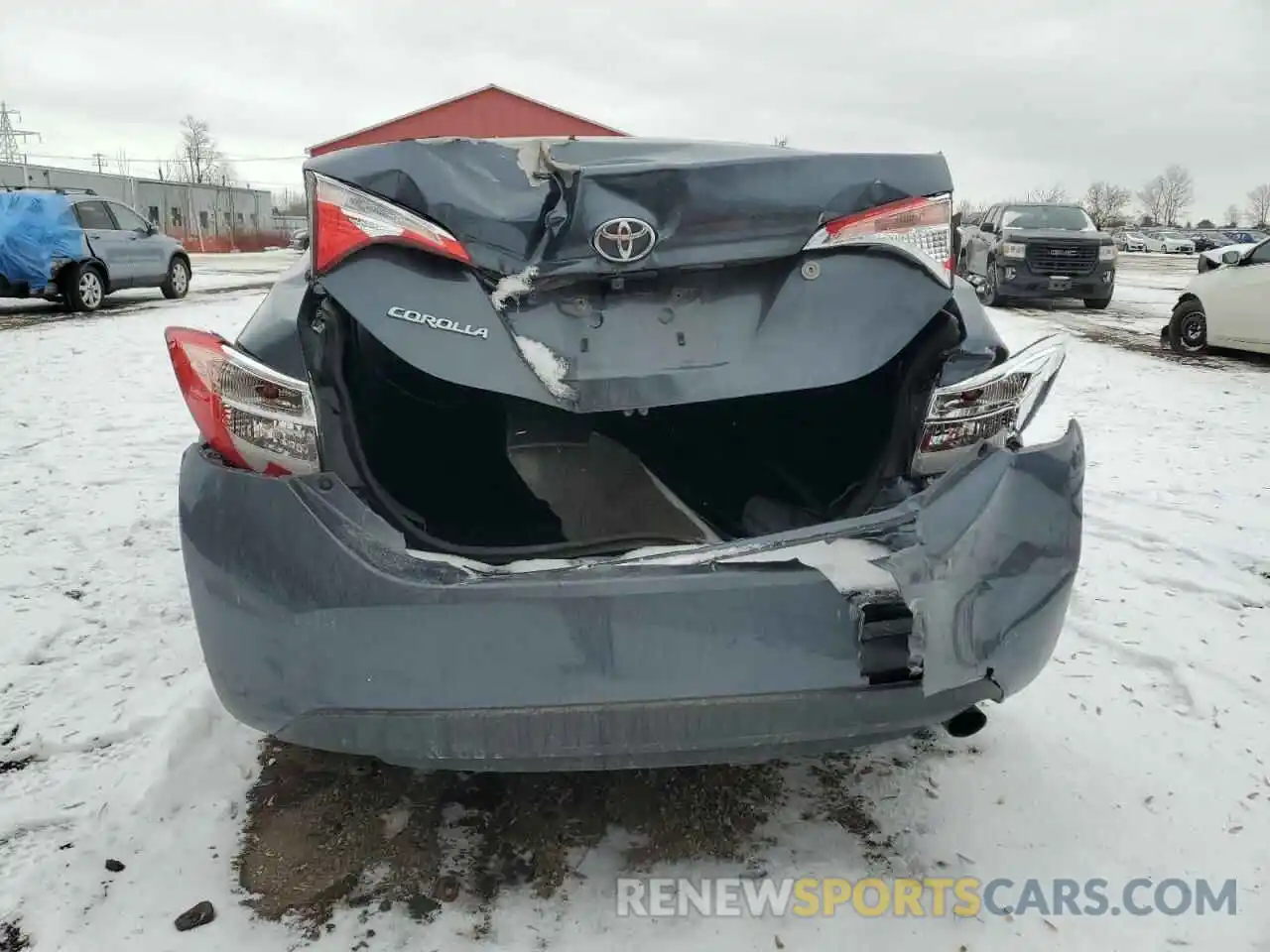 6 Photograph of a damaged car 2T1BURHE2KC128265 TOYOTA COROLLA 2019