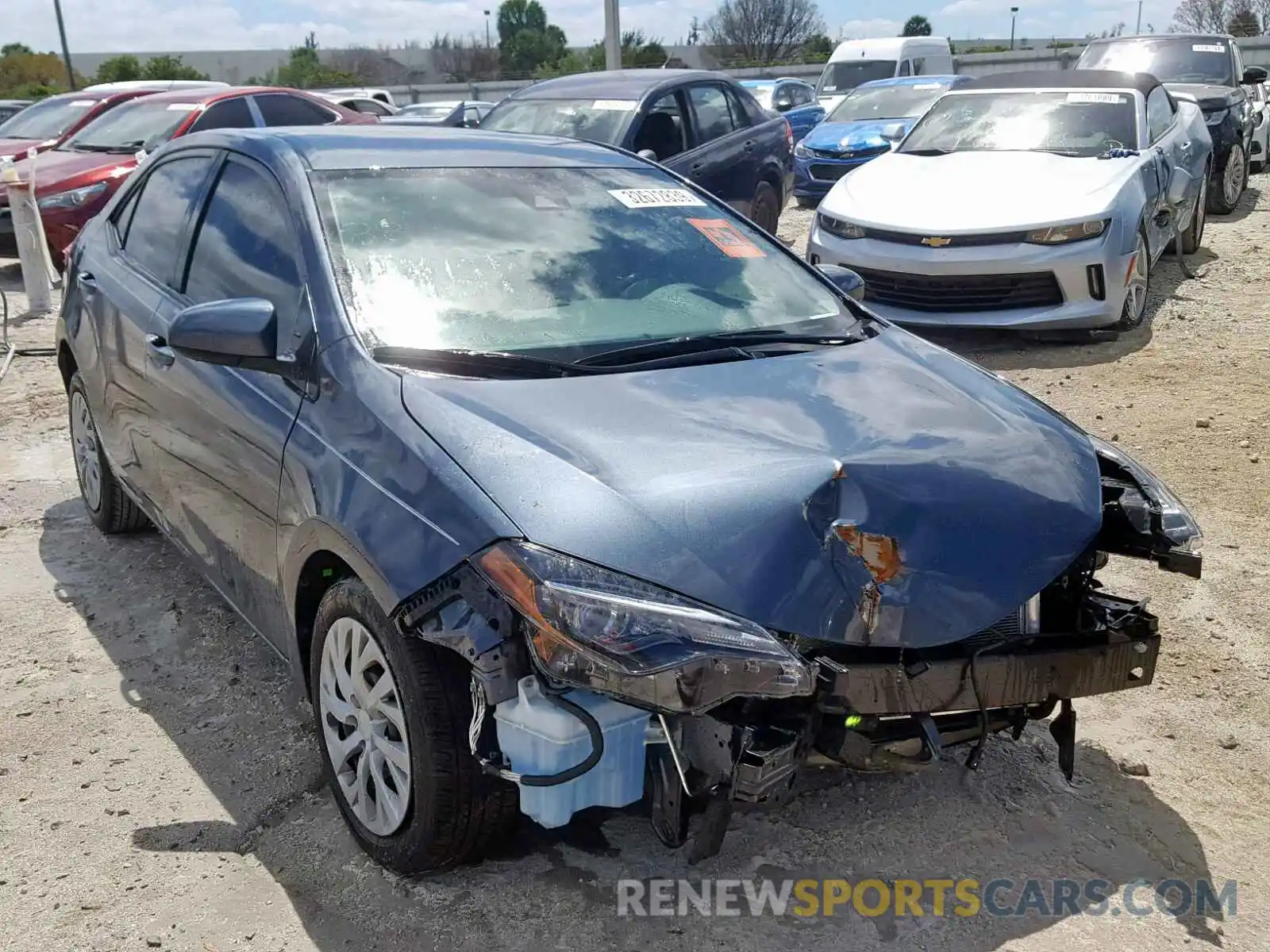 1 Photograph of a damaged car 2T1BURHE2KC128816 TOYOTA COROLLA 2019