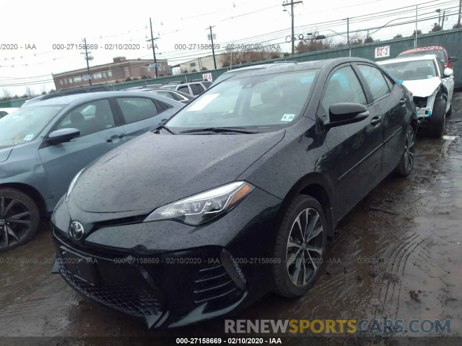 2 Photograph of a damaged car 2T1BURHE2KC129559 TOYOTA COROLLA 2019