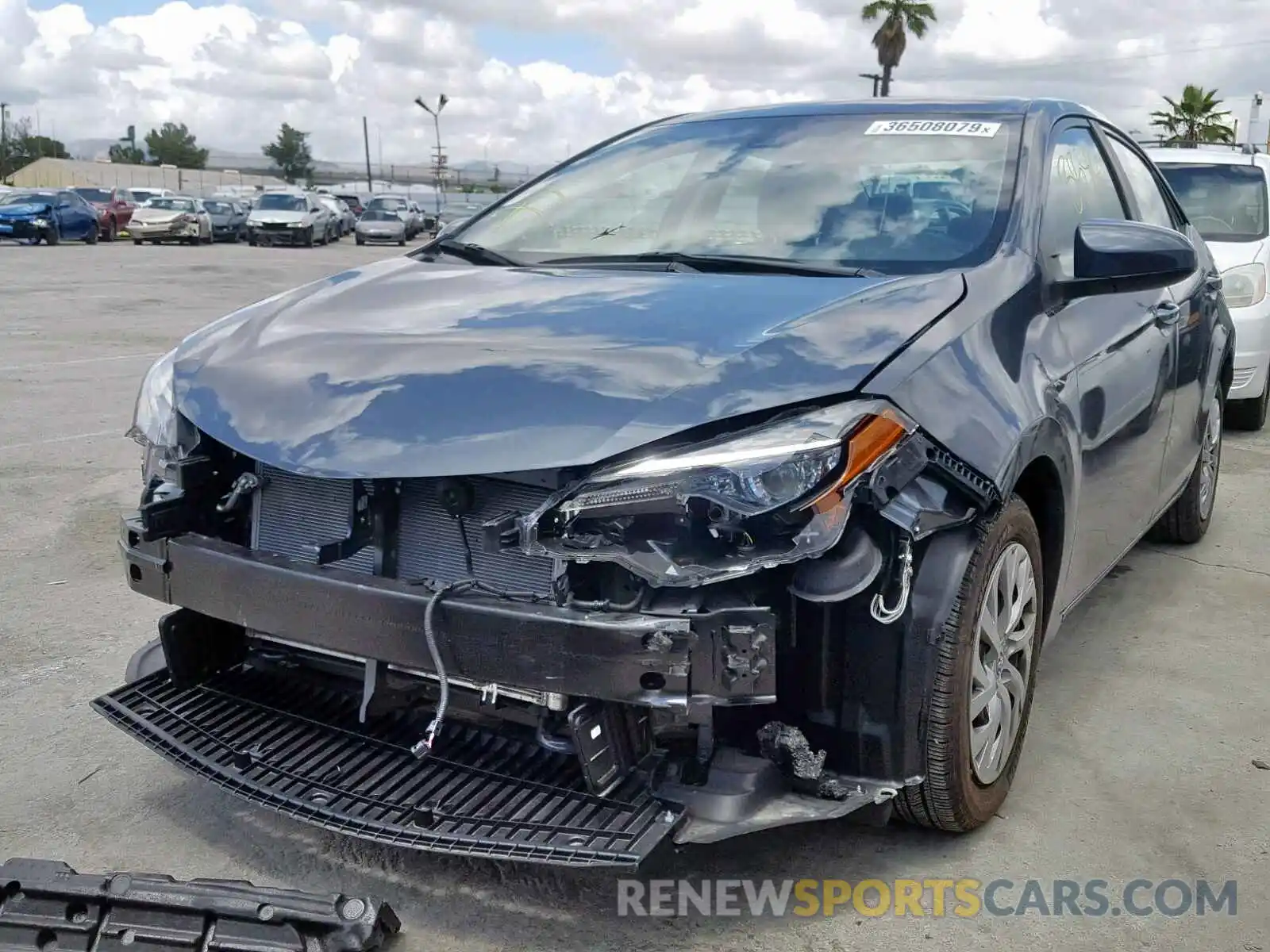 2 Photograph of a damaged car 2T1BURHE2KC129917 TOYOTA COROLLA 2019