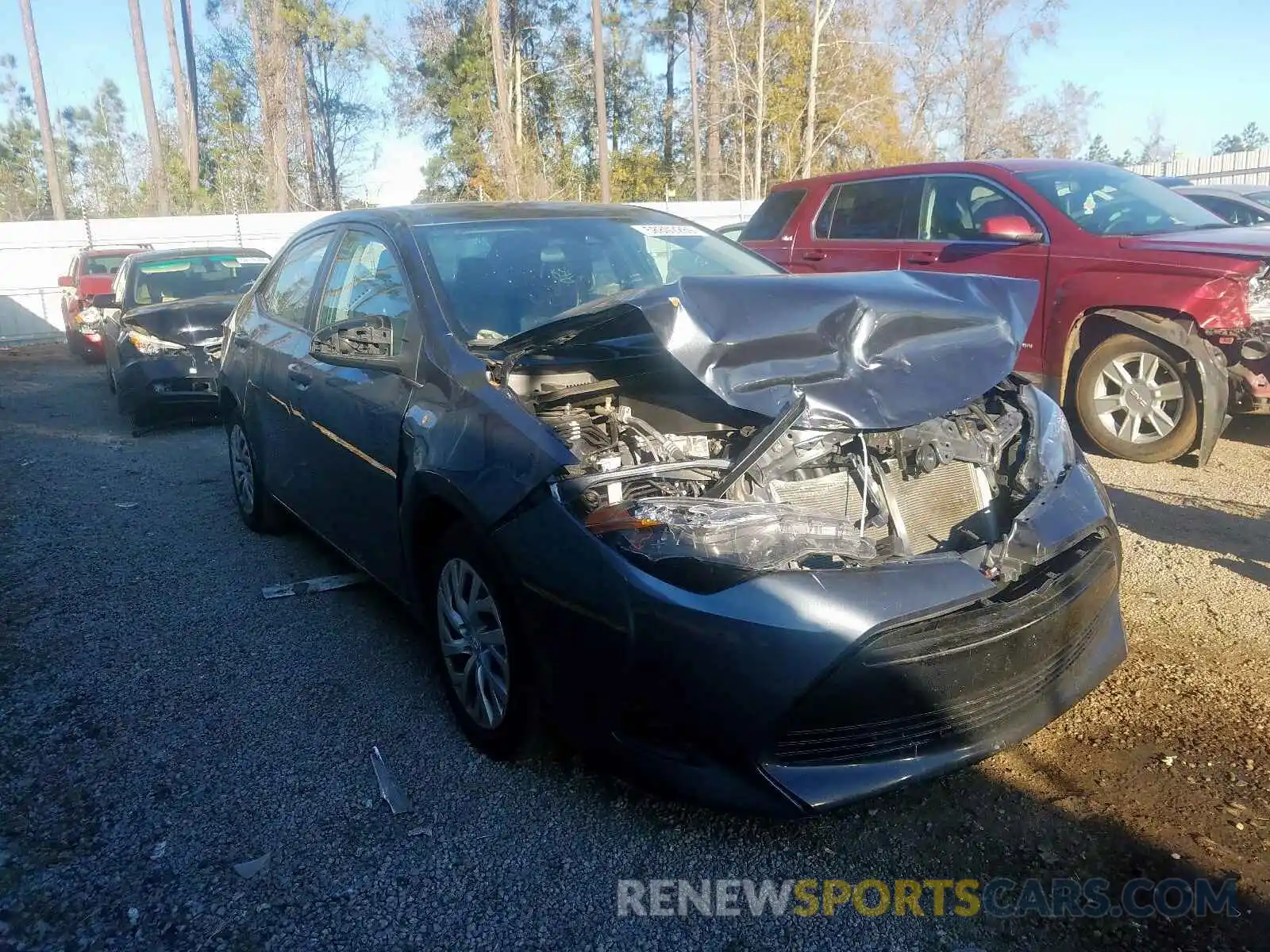 1 Photograph of a damaged car 2T1BURHE2KC130601 TOYOTA COROLLA 2019