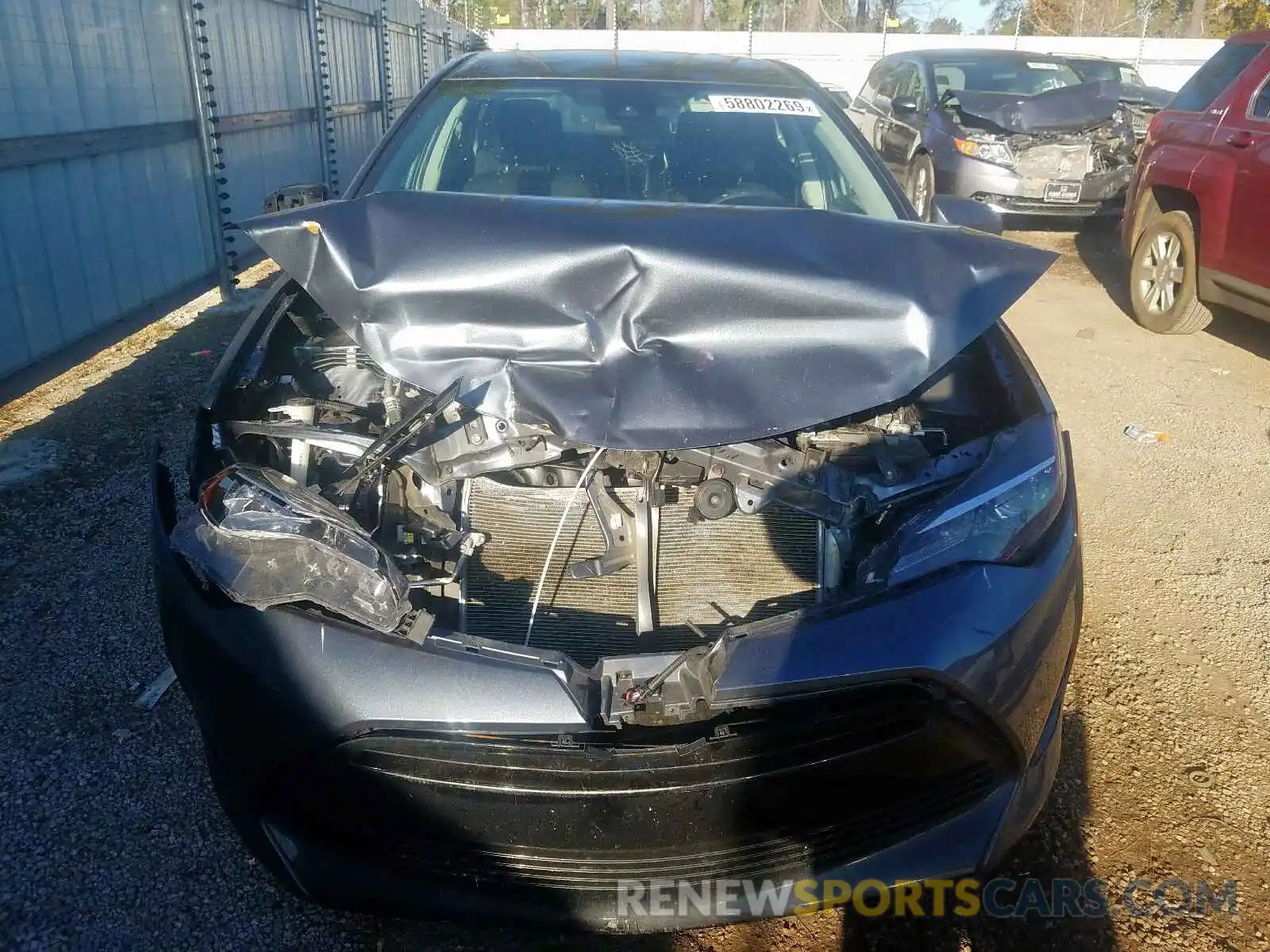 7 Photograph of a damaged car 2T1BURHE2KC130601 TOYOTA COROLLA 2019