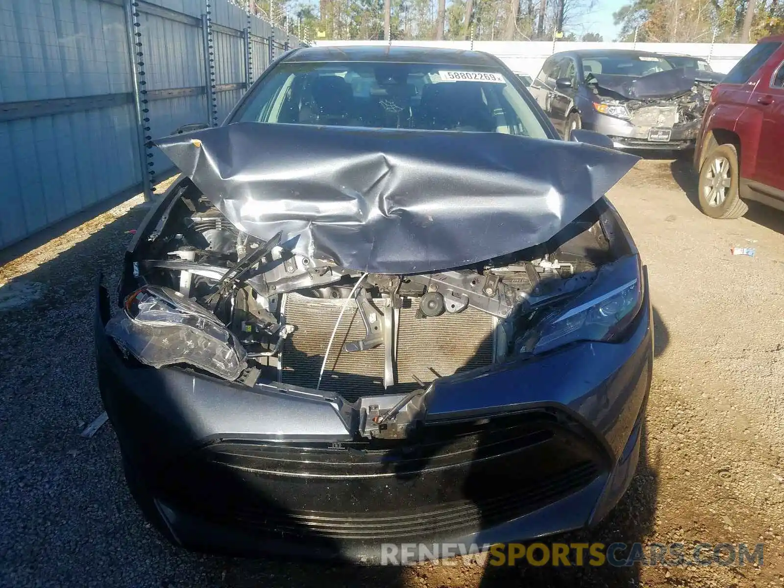 9 Photograph of a damaged car 2T1BURHE2KC130601 TOYOTA COROLLA 2019