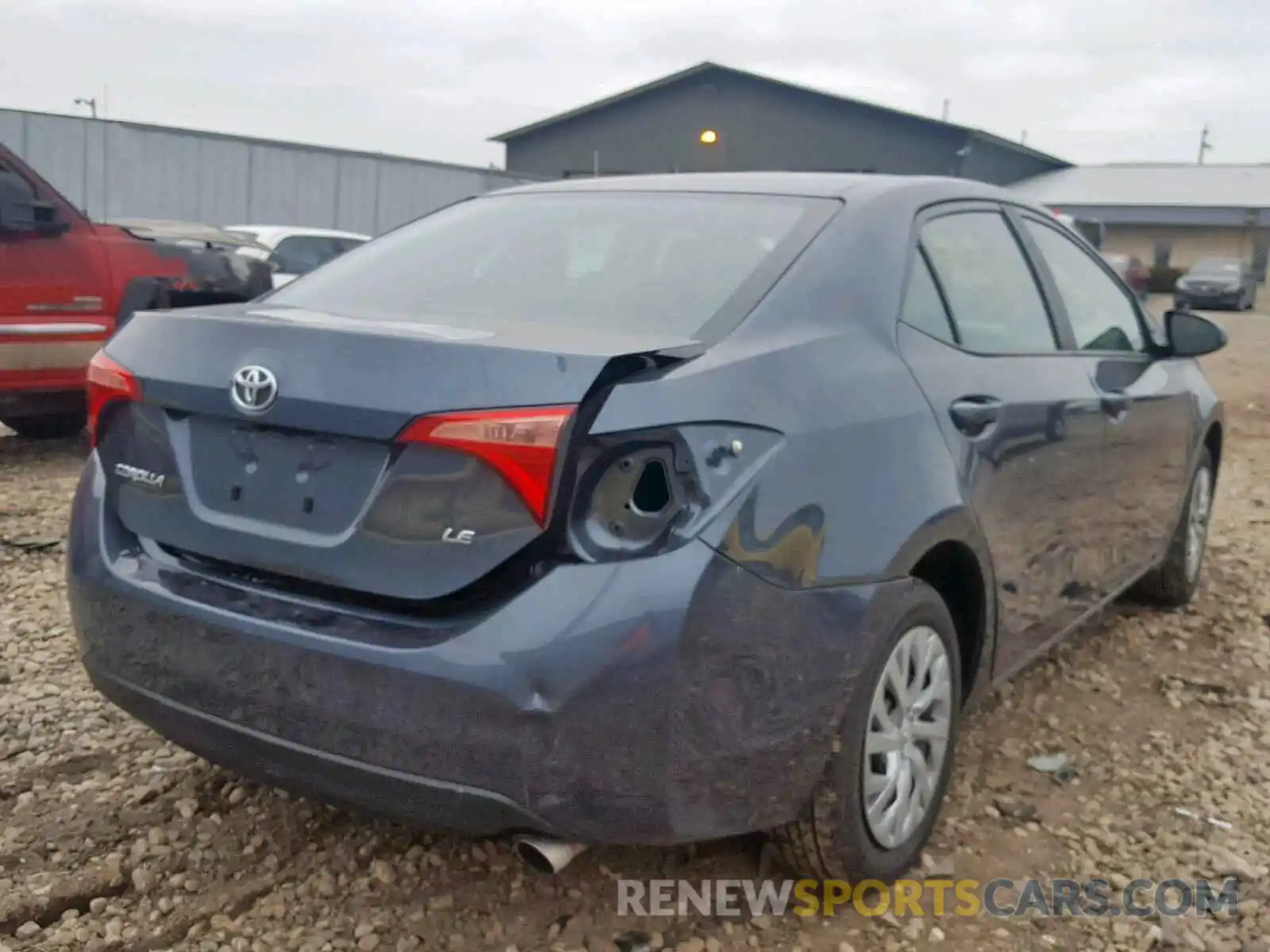 4 Photograph of a damaged car 2T1BURHE2KC130727 TOYOTA COROLLA 2019