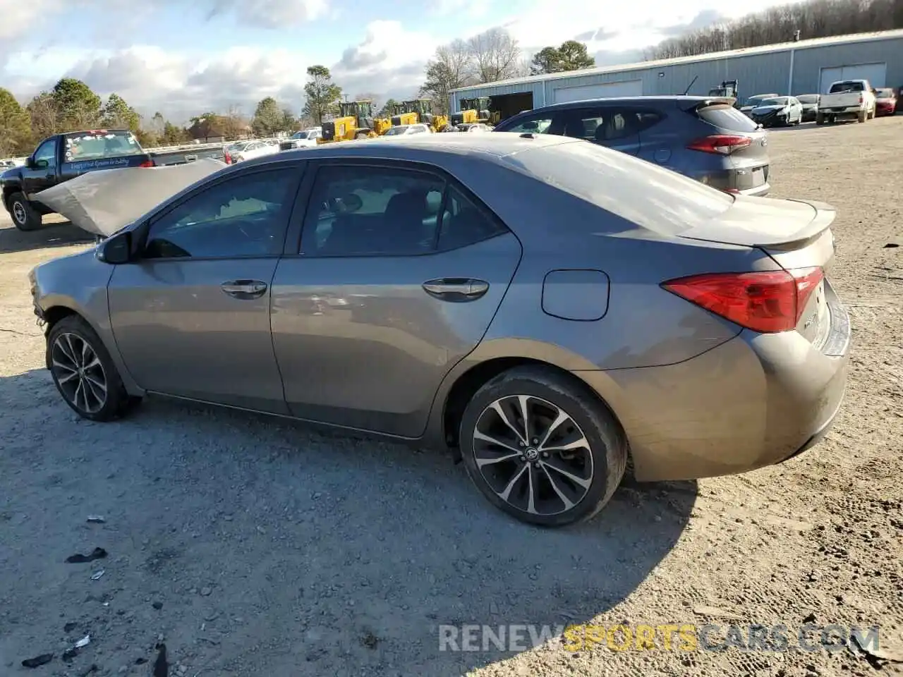 2 Photograph of a damaged car 2T1BURHE2KC130985 TOYOTA COROLLA 2019