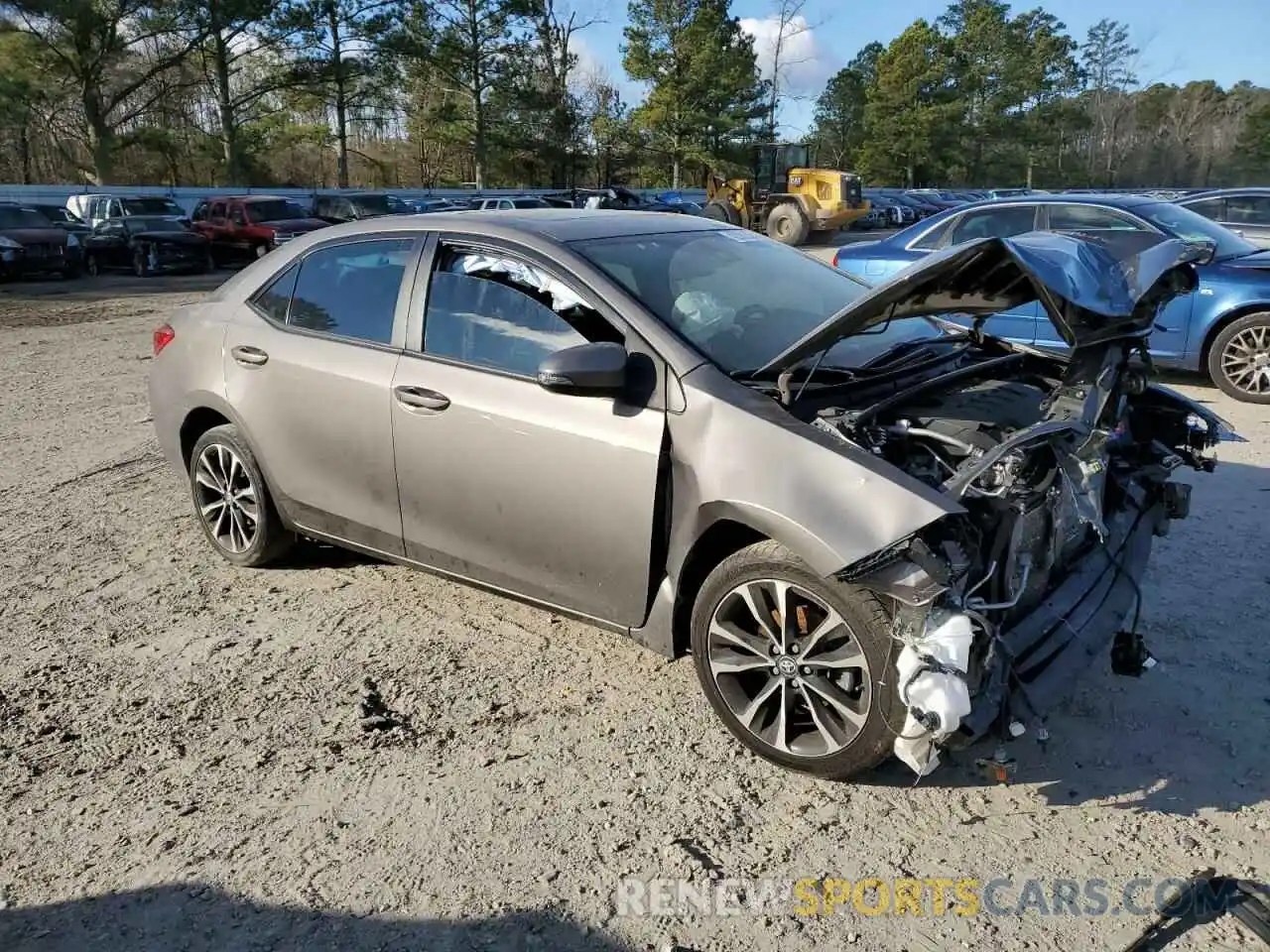 4 Photograph of a damaged car 2T1BURHE2KC130985 TOYOTA COROLLA 2019