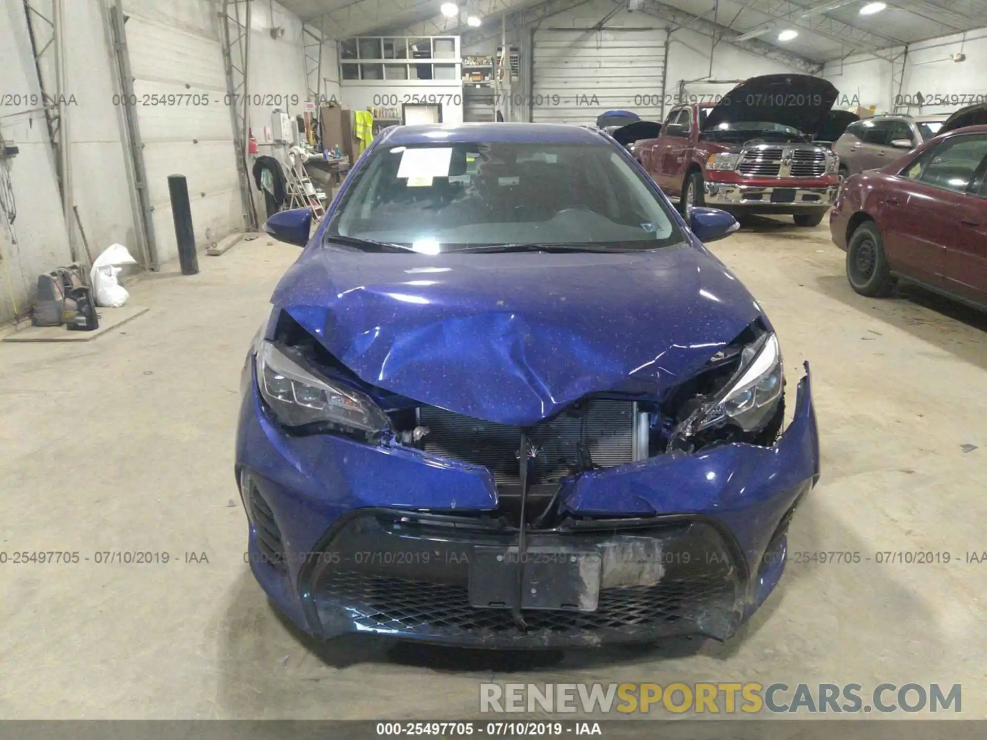 6 Photograph of a damaged car 2T1BURHE2KC131702 TOYOTA COROLLA 2019