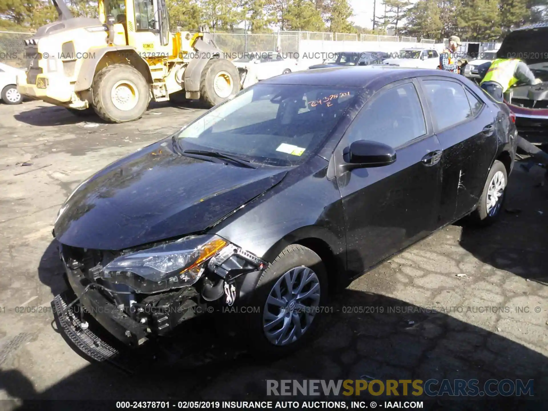 2 Photograph of a damaged car 2T1BURHE2KC131988 TOYOTA COROLLA 2019