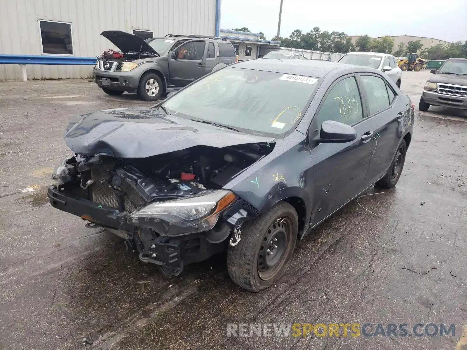 2 Photograph of a damaged car 2T1BURHE2KC132218 TOYOTA COROLLA 2019