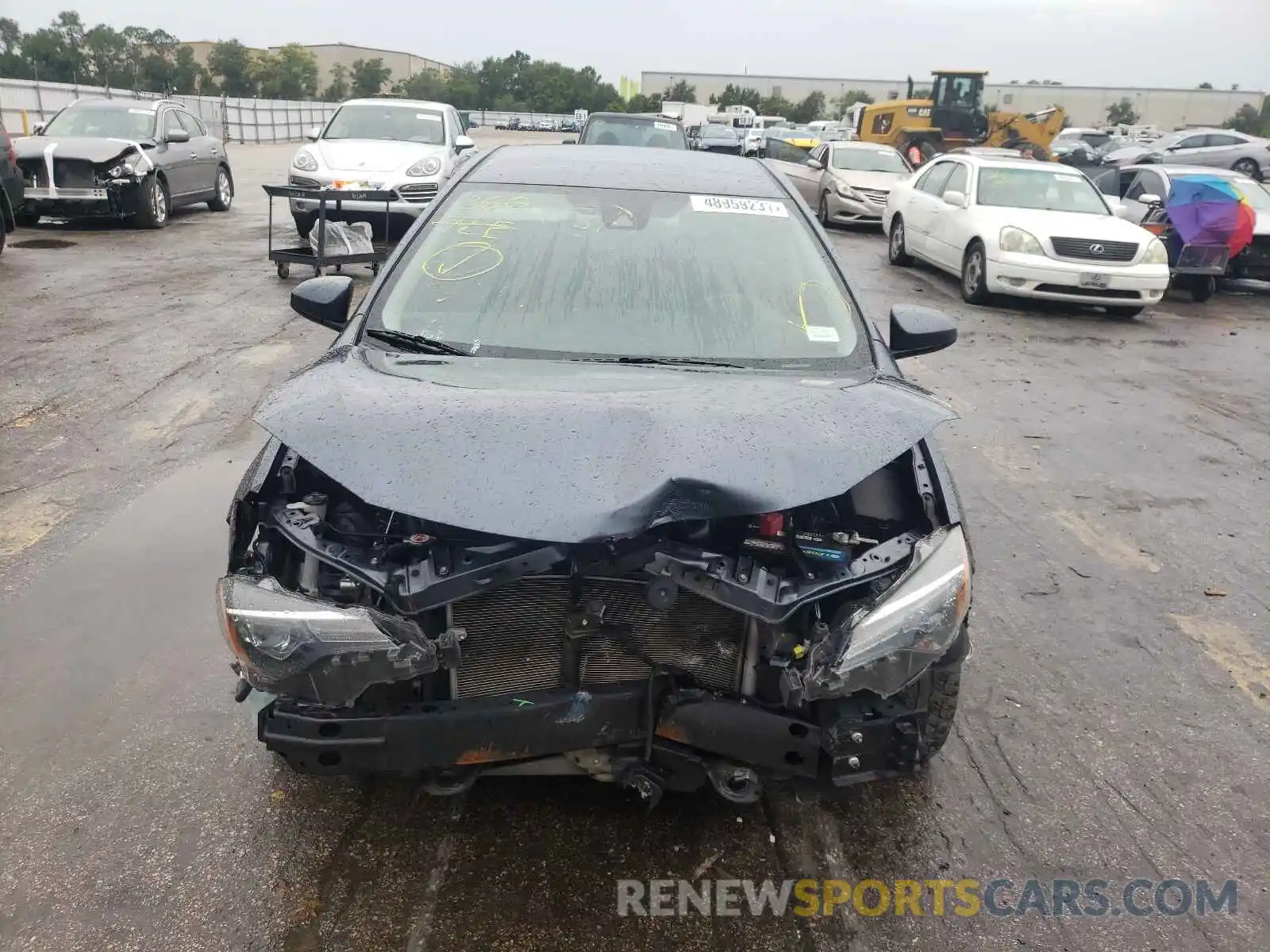 9 Photograph of a damaged car 2T1BURHE2KC132218 TOYOTA COROLLA 2019