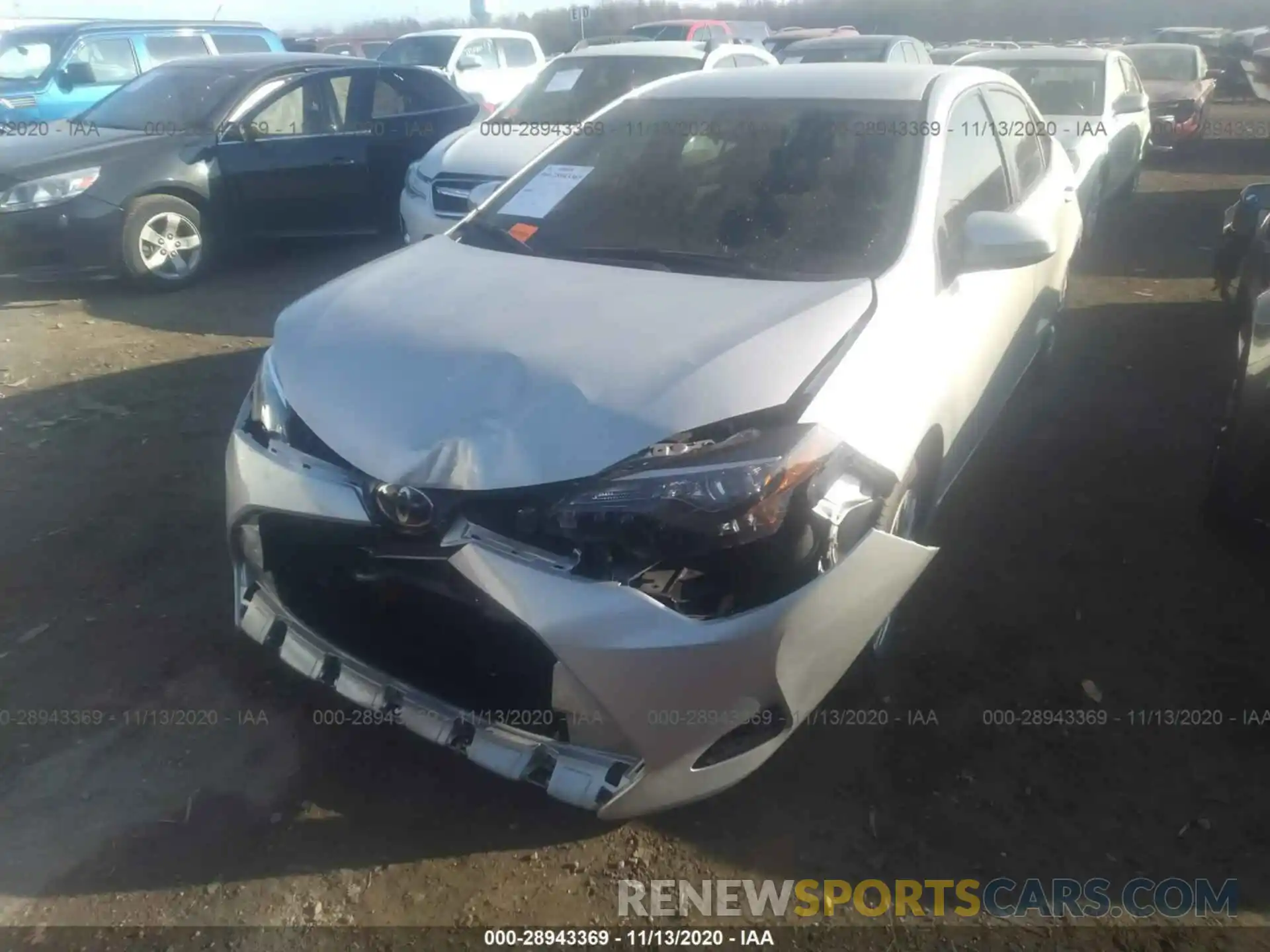 6 Photograph of a damaged car 2T1BURHE2KC132302 TOYOTA COROLLA 2019