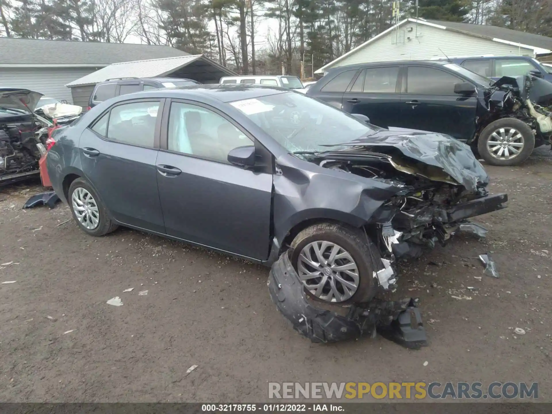 1 Photograph of a damaged car 2T1BURHE2KC132347 TOYOTA COROLLA 2019