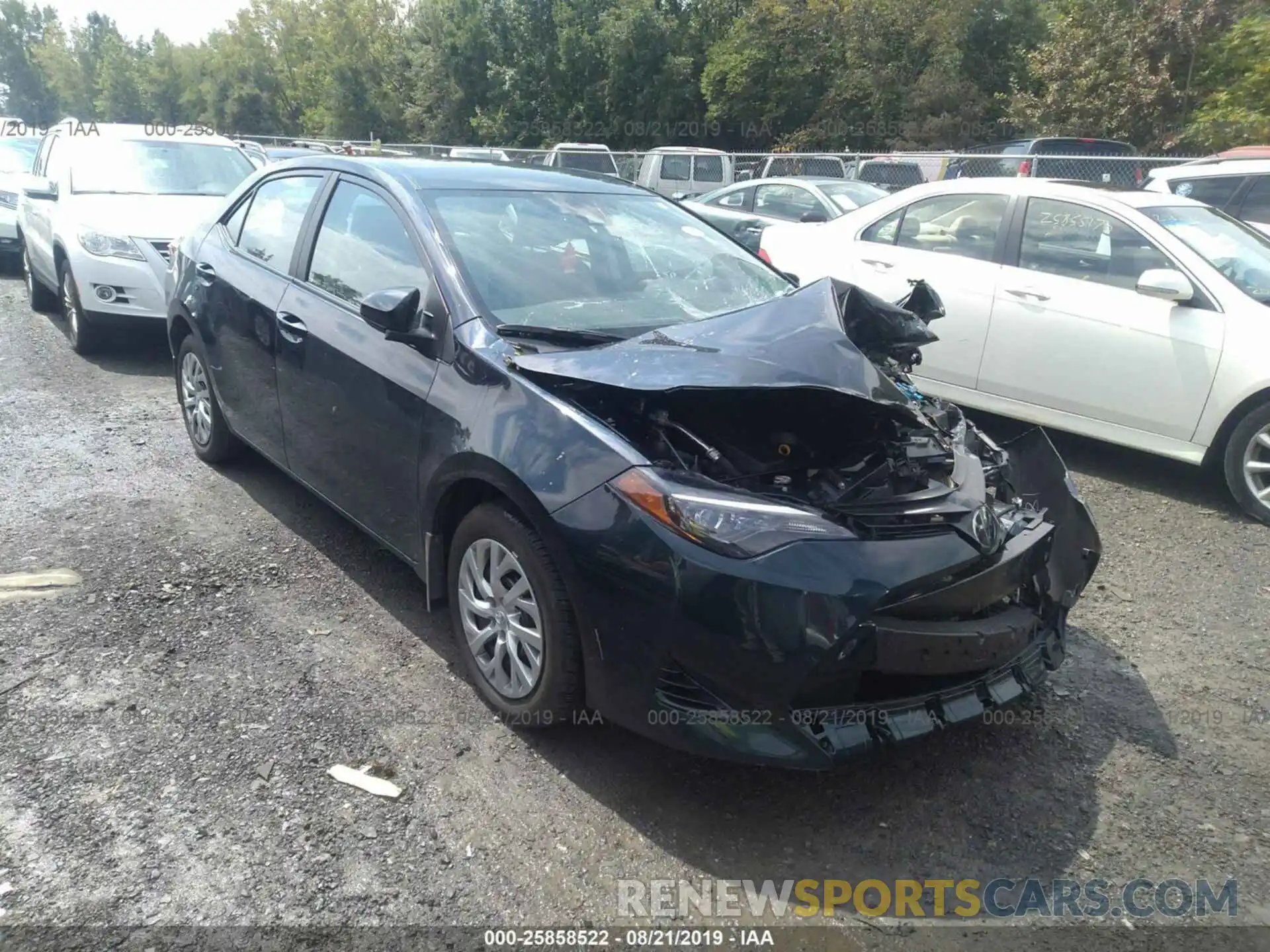 1 Photograph of a damaged car 2T1BURHE2KC132669 TOYOTA COROLLA 2019