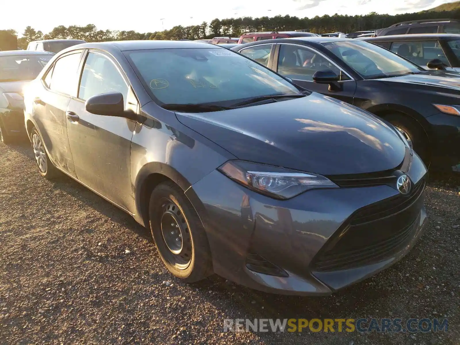 1 Photograph of a damaged car 2T1BURHE2KC132672 TOYOTA COROLLA 2019