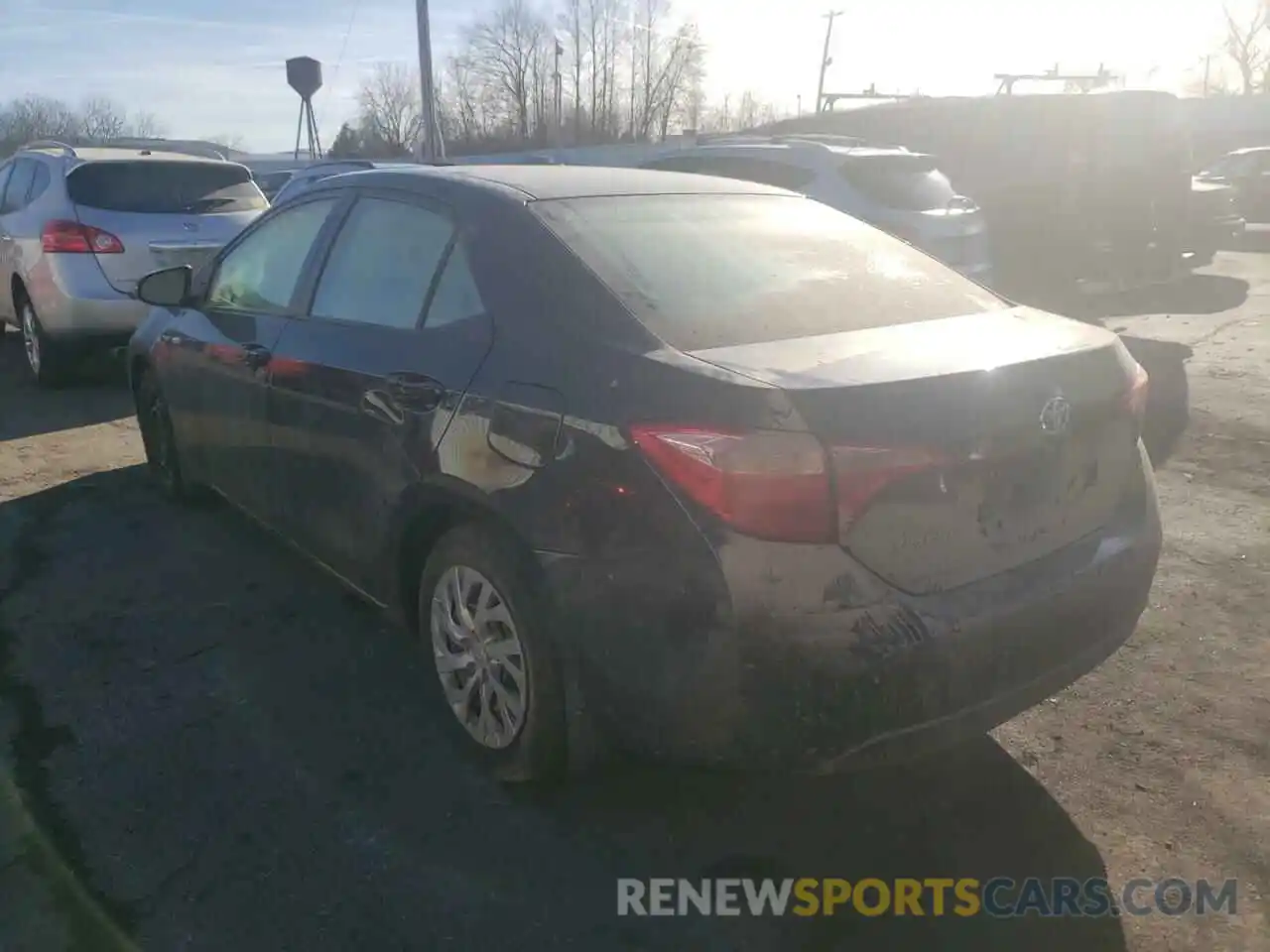 3 Photograph of a damaged car 2T1BURHE2KC132705 TOYOTA COROLLA 2019