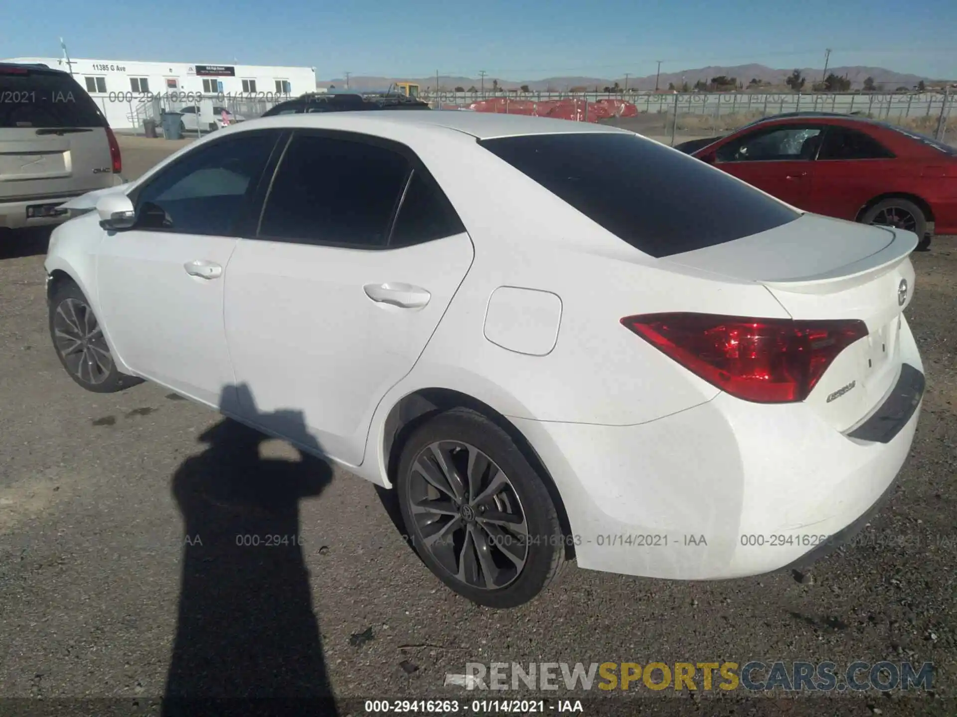 3 Photograph of a damaged car 2T1BURHE2KC133188 TOYOTA COROLLA 2019