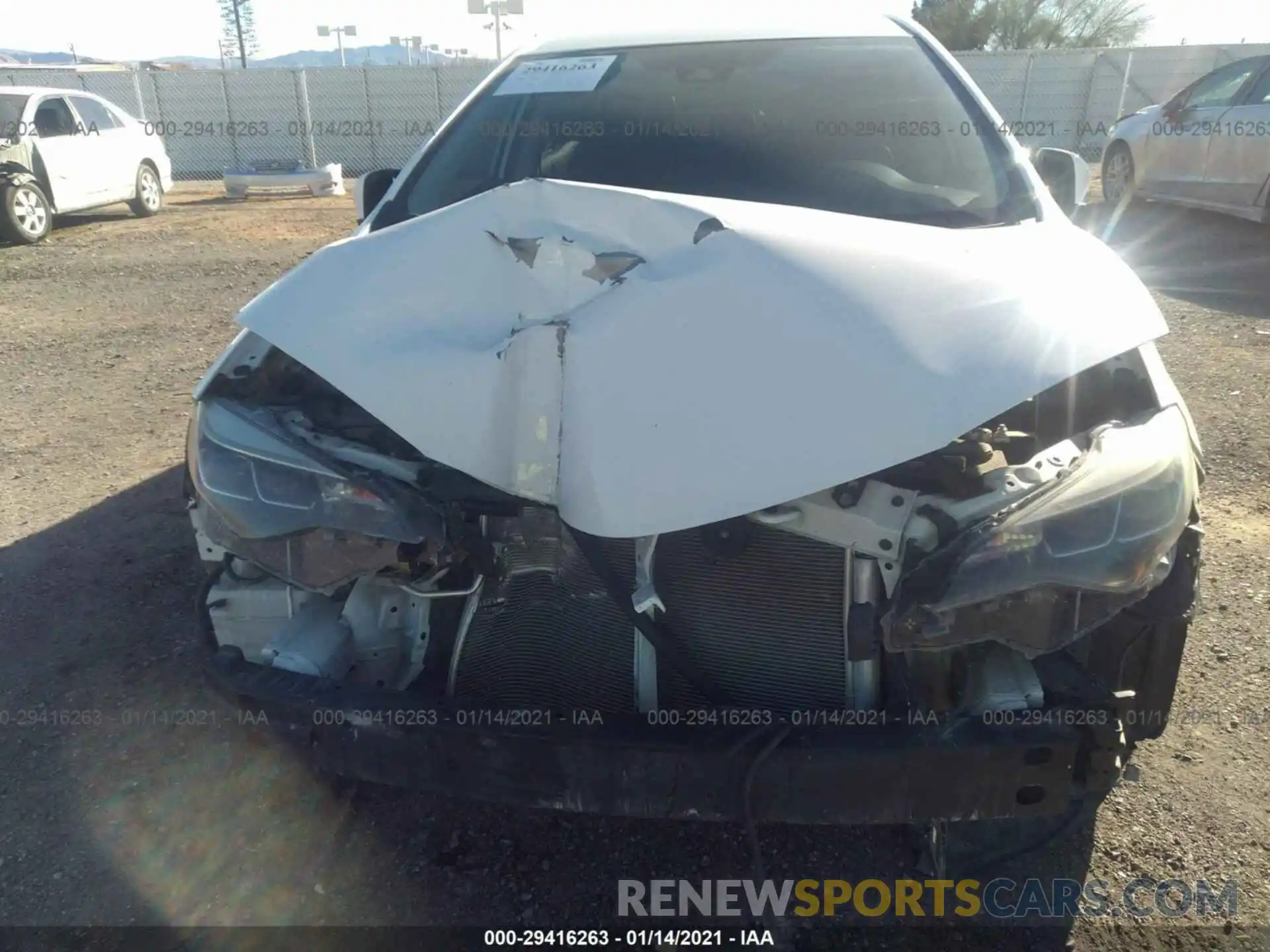 6 Photograph of a damaged car 2T1BURHE2KC133188 TOYOTA COROLLA 2019