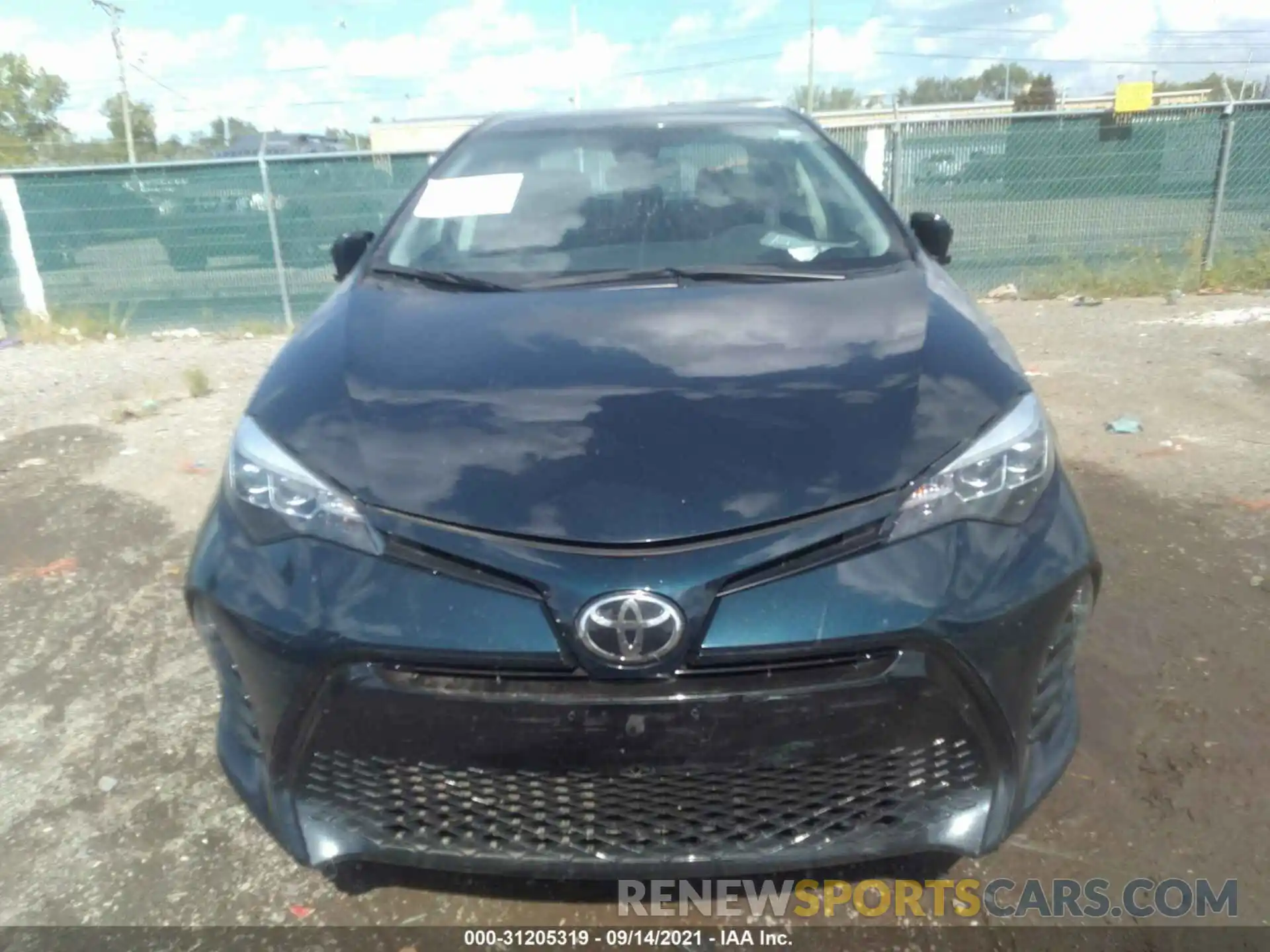 6 Photograph of a damaged car 2T1BURHE2KC133479 TOYOTA COROLLA 2019