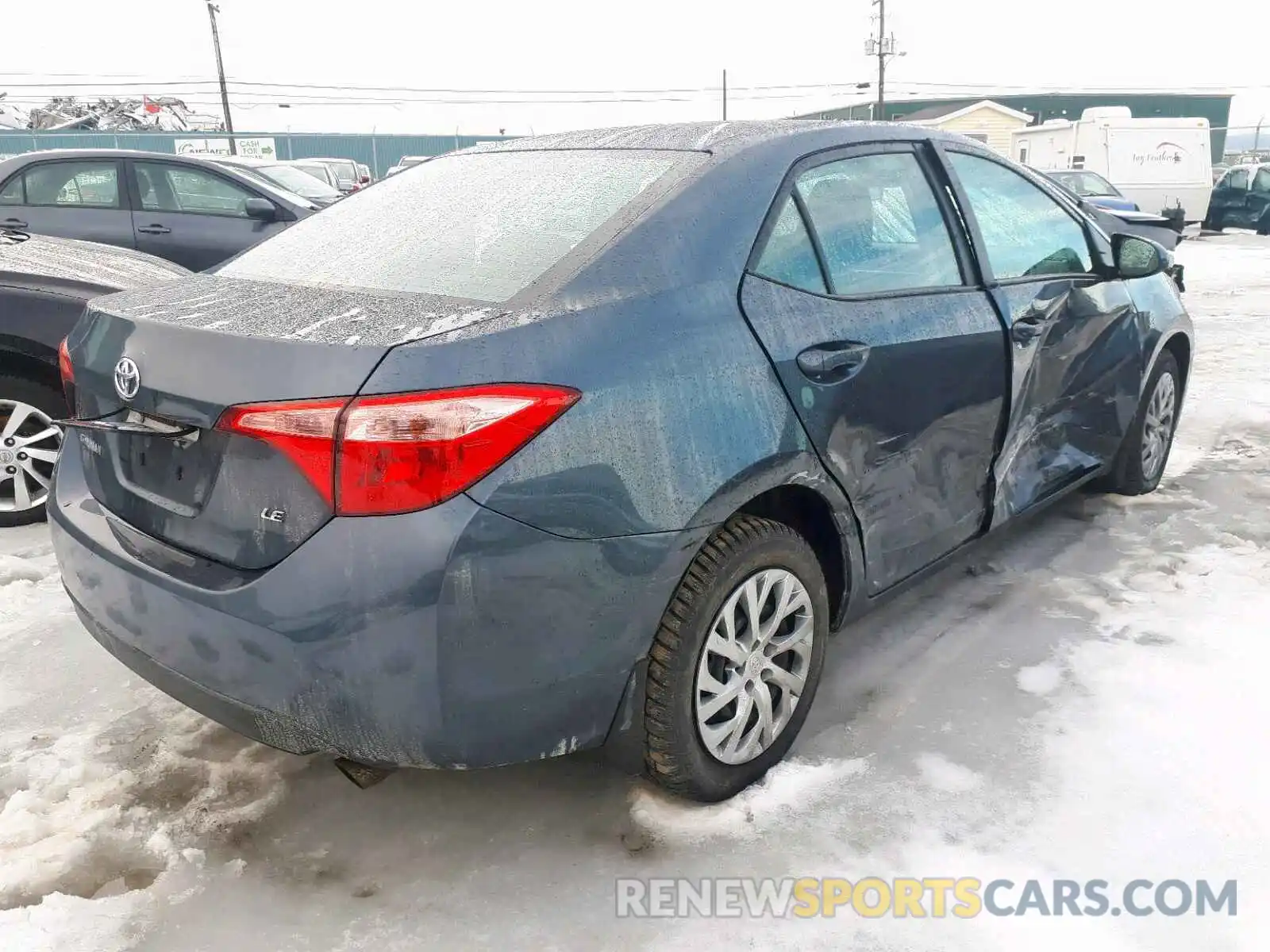 4 Photograph of a damaged car 2T1BURHE2KC133692 TOYOTA COROLLA 2019