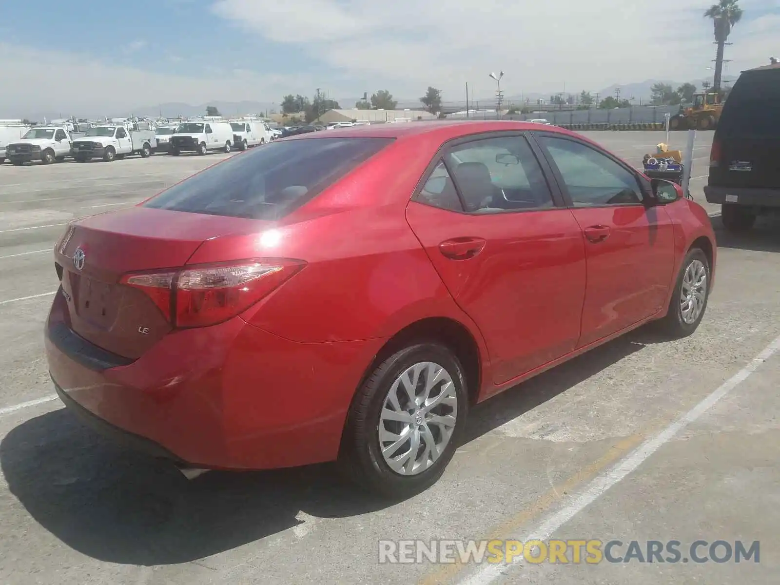 4 Photograph of a damaged car 2T1BURHE2KC133871 TOYOTA COROLLA 2019