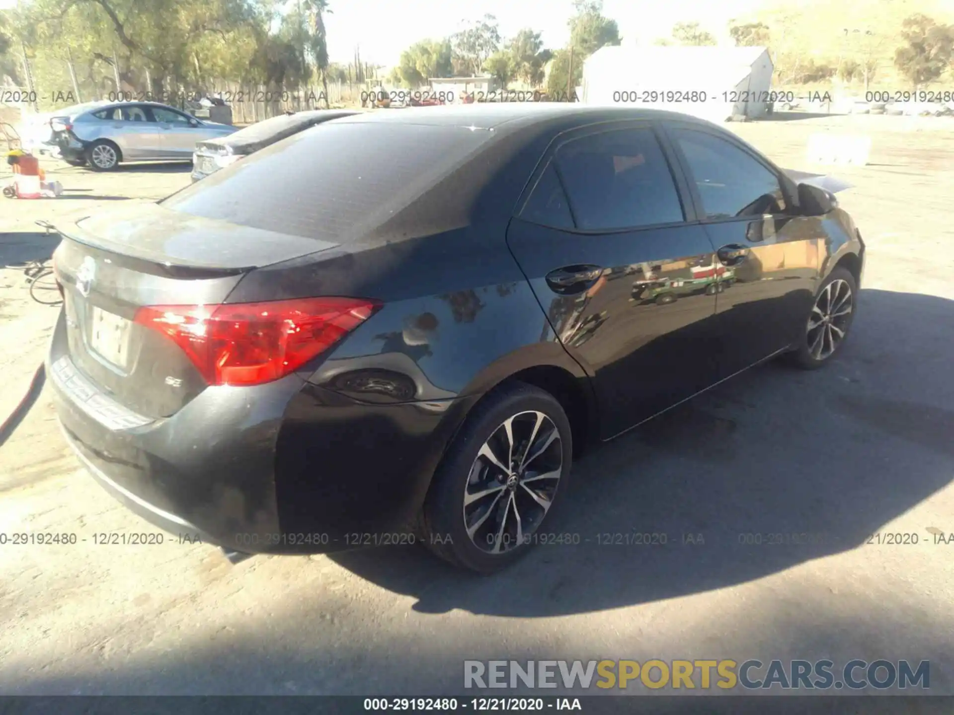 4 Photograph of a damaged car 2T1BURHE2KC134020 TOYOTA COROLLA 2019