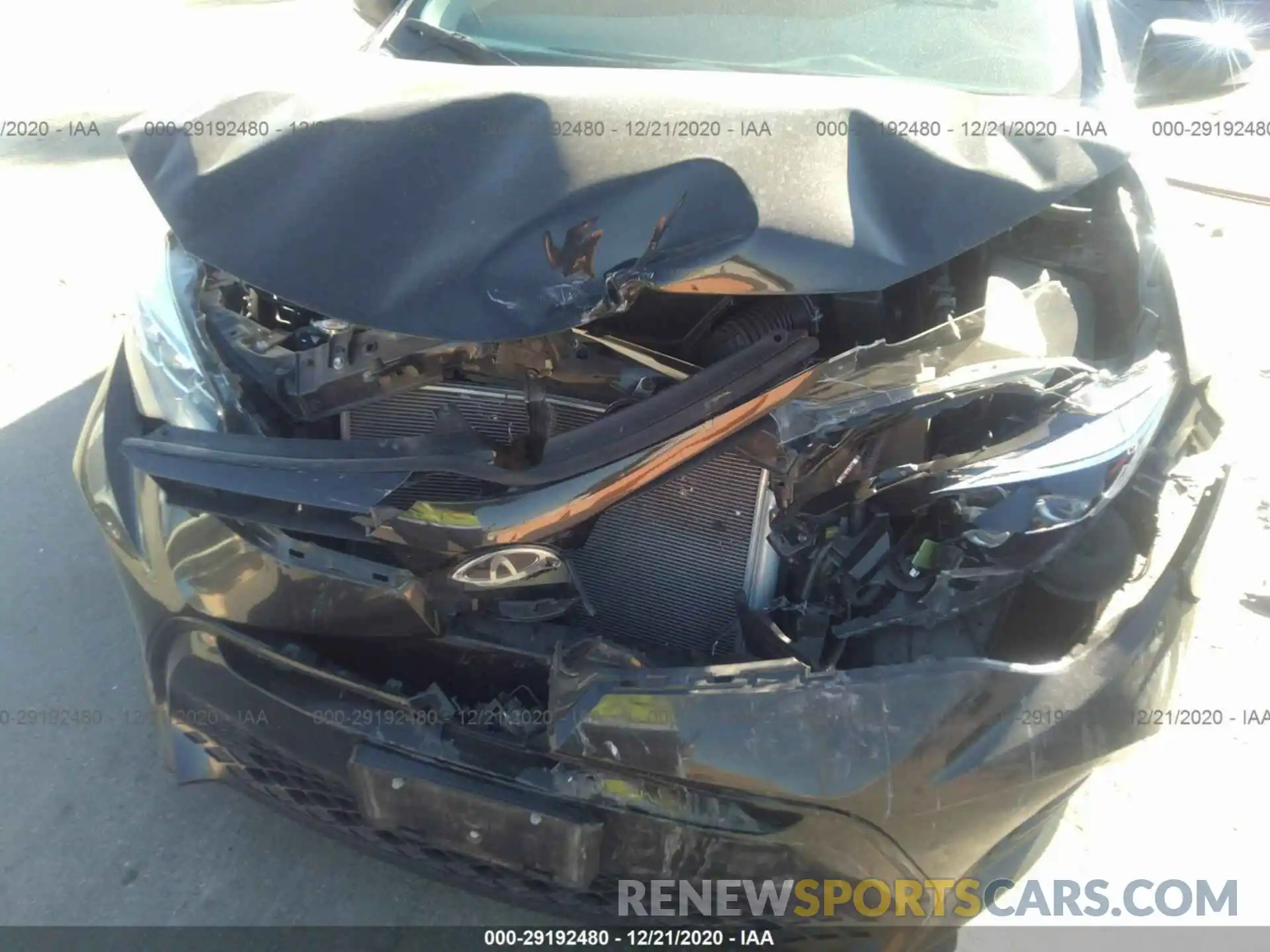 6 Photograph of a damaged car 2T1BURHE2KC134020 TOYOTA COROLLA 2019