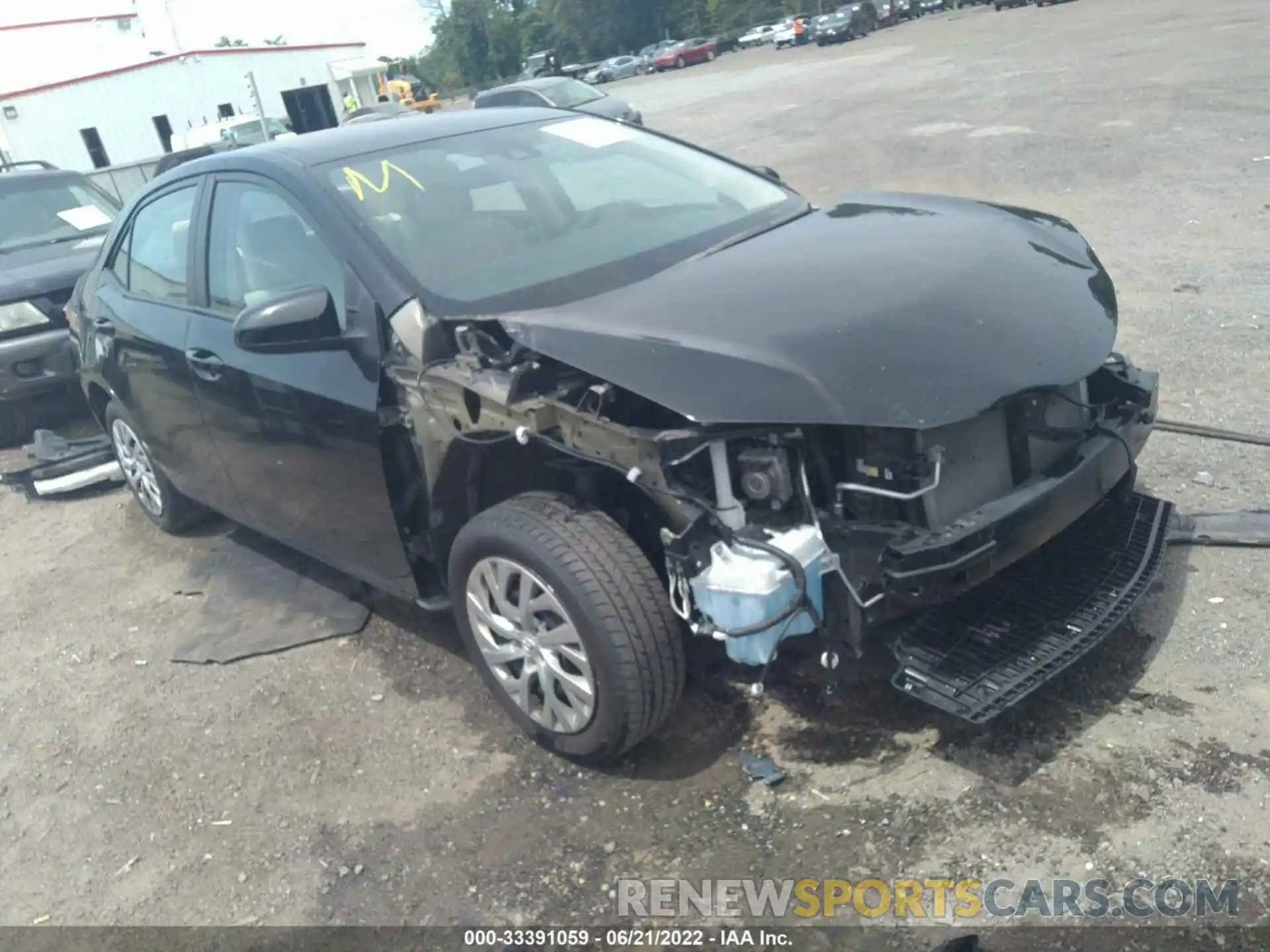 1 Photograph of a damaged car 2T1BURHE2KC134230 TOYOTA COROLLA 2019