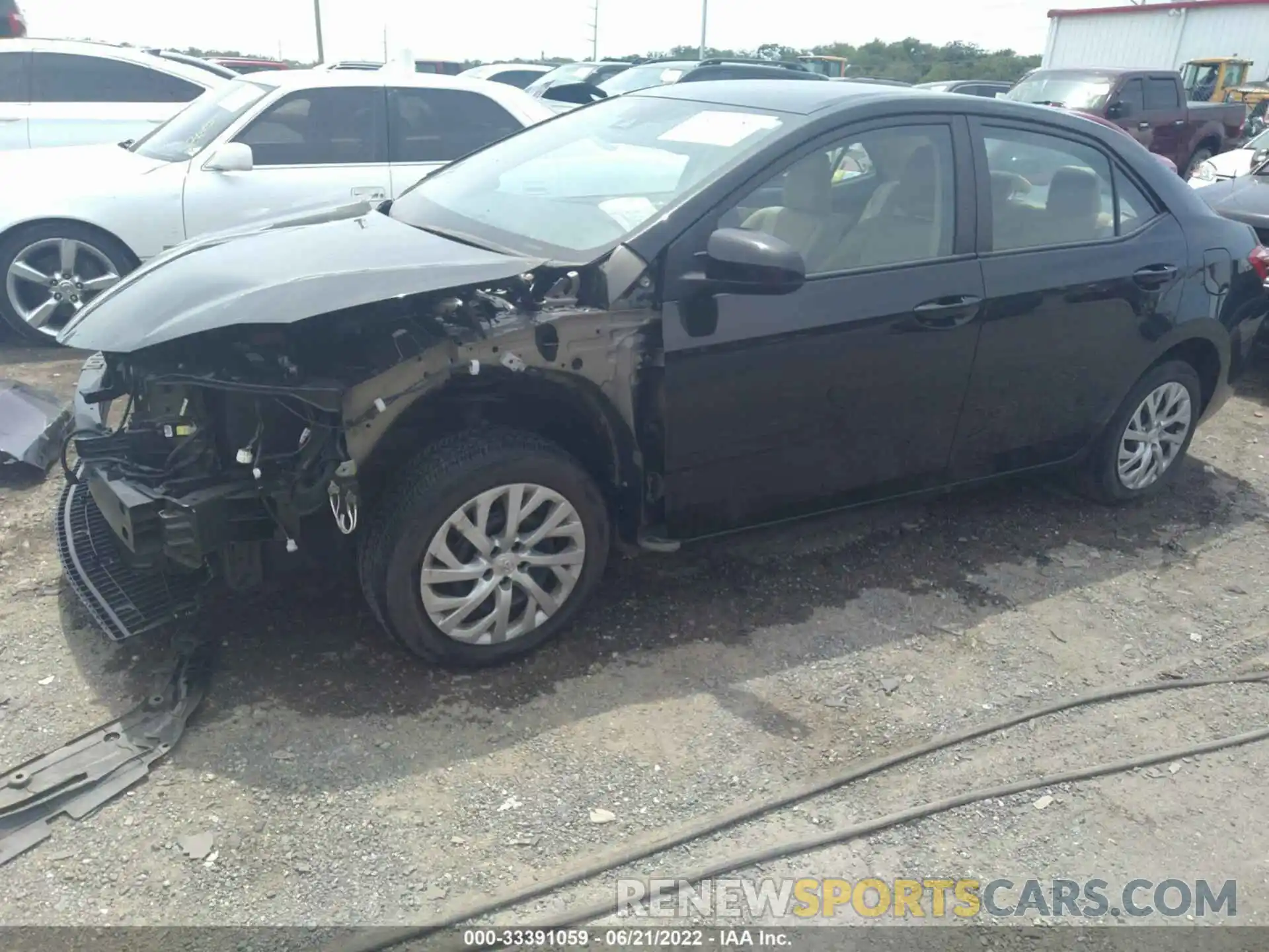 2 Photograph of a damaged car 2T1BURHE2KC134230 TOYOTA COROLLA 2019