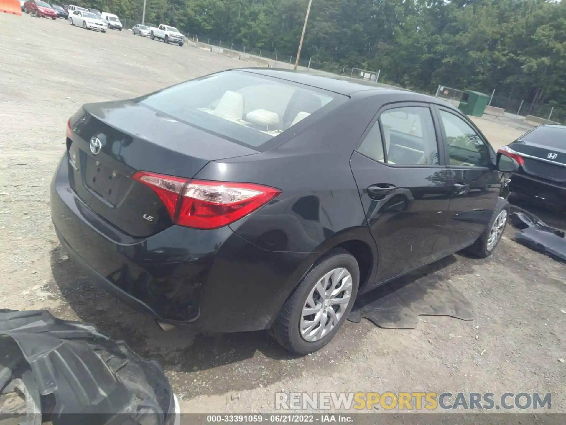 4 Photograph of a damaged car 2T1BURHE2KC134230 TOYOTA COROLLA 2019