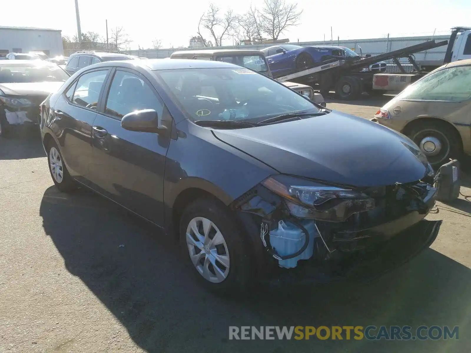 1 Photograph of a damaged car 2T1BURHE2KC134888 TOYOTA COROLLA 2019